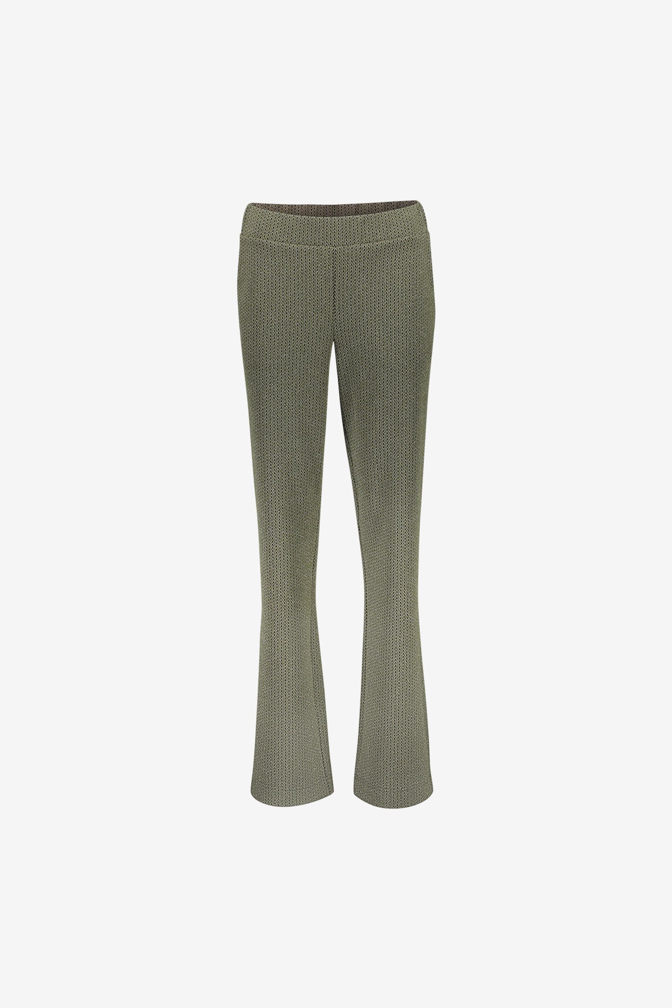 Geisha Pantalon mit Lurex und elastischem Bund