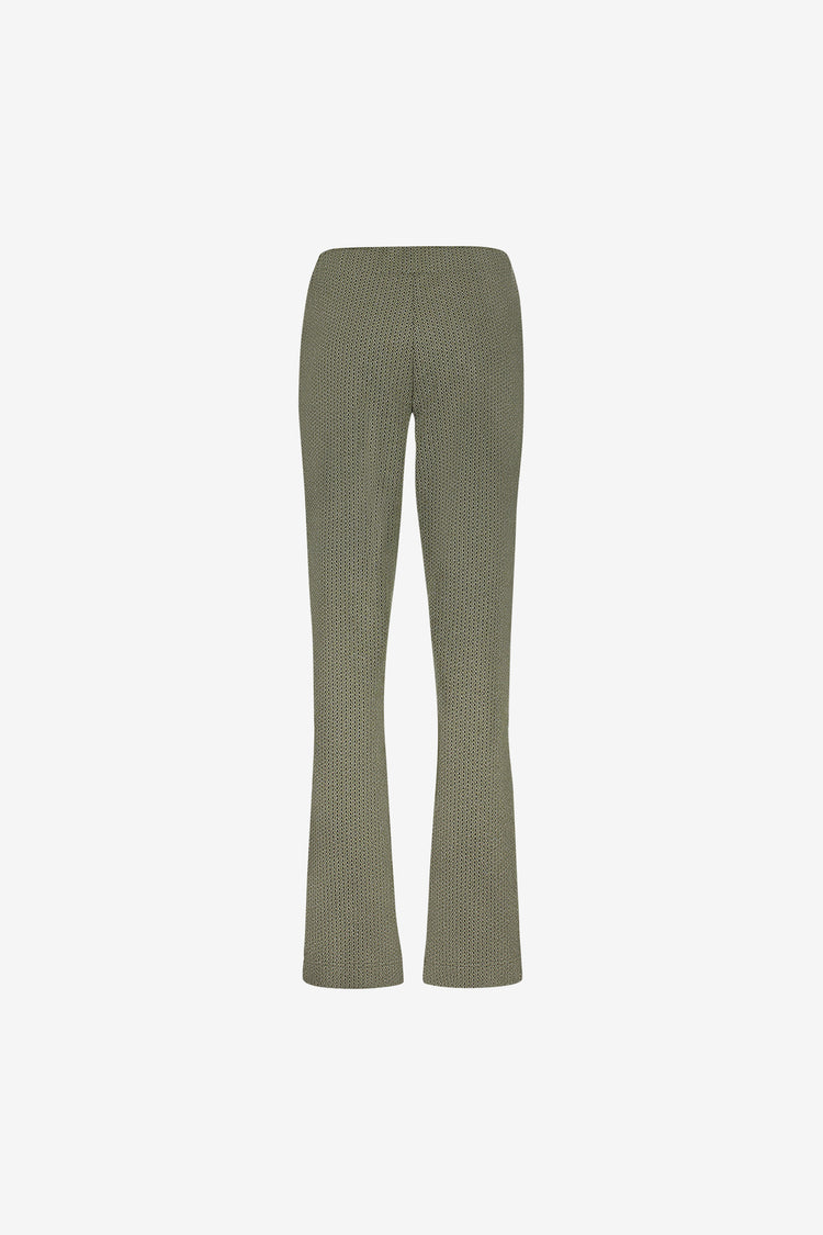 Geisha Pantalon mit Lurex und elastischem Bund