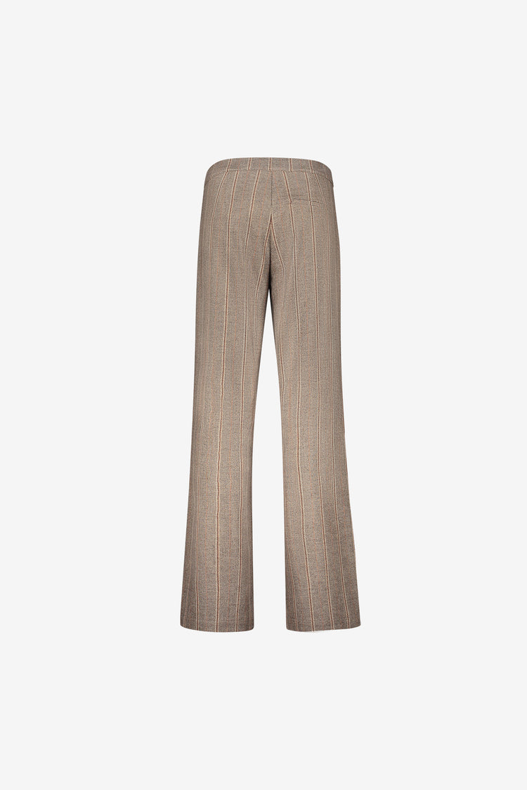 Geisha Hose mit hoher Taille und Lurexstreifen
