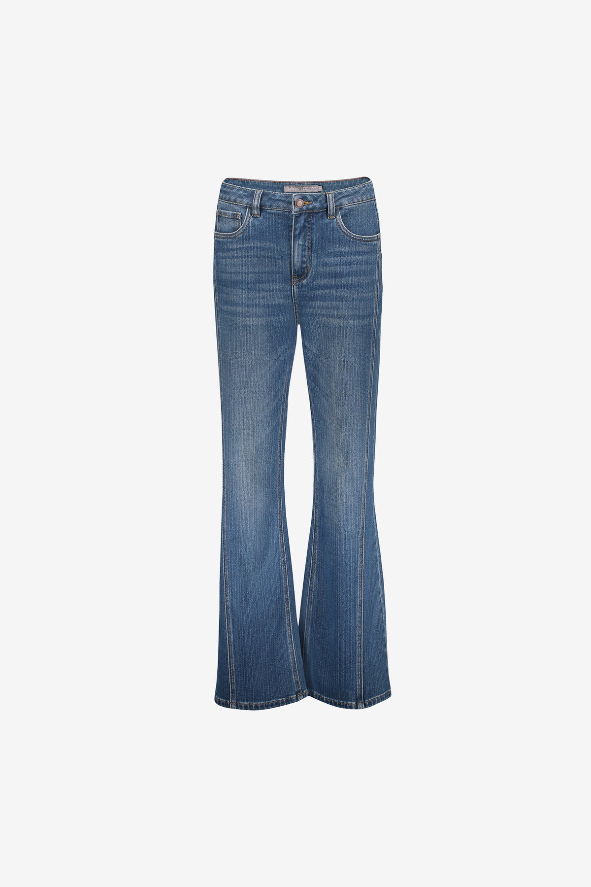 Geisha Damen Flared-Jeans mit hoher Taille und weitem Bein
