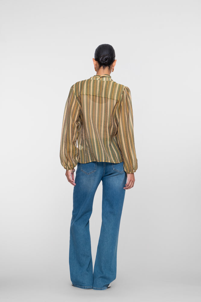 Geisha Damen Flared-Jeans mit hoher Taille und weitem Bein