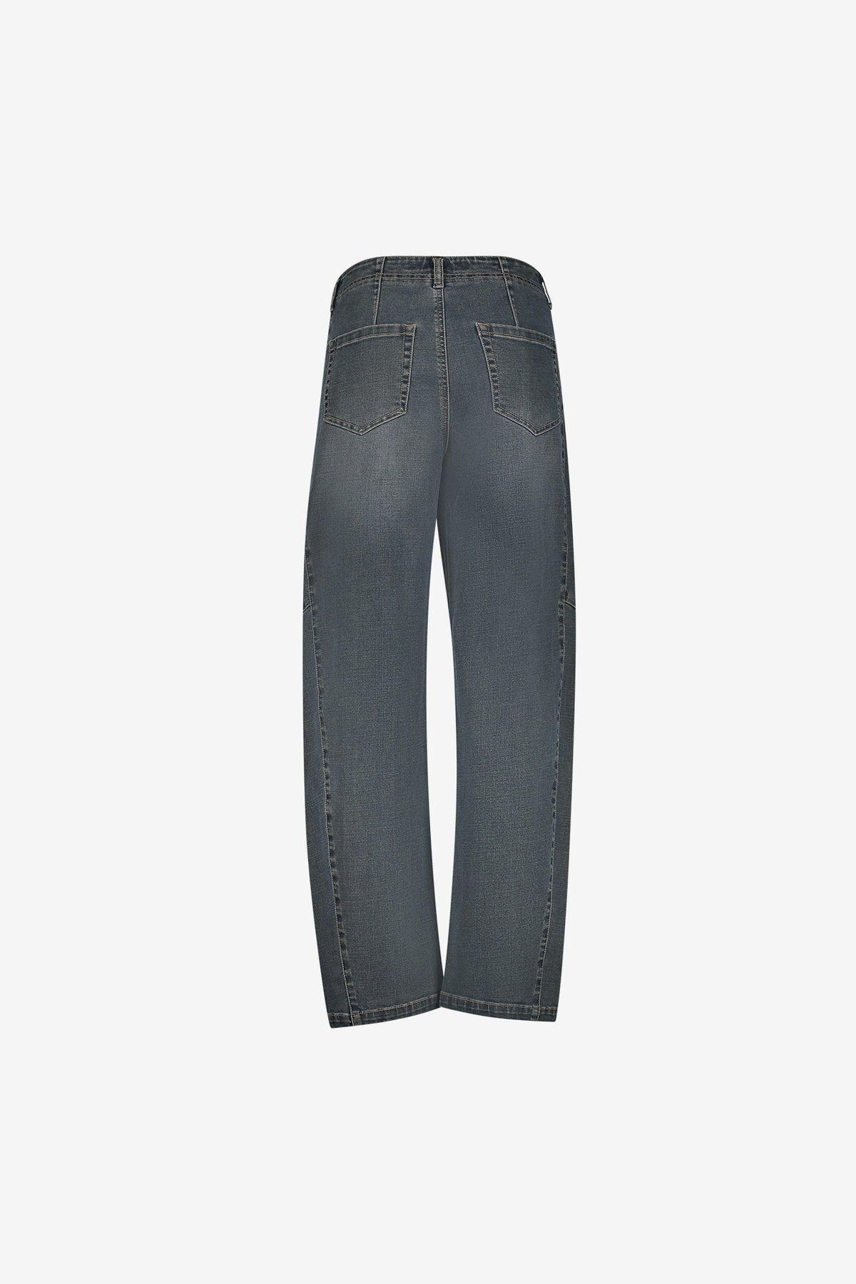 Geisha Damen Barrel-Jeans mit Ziernähten