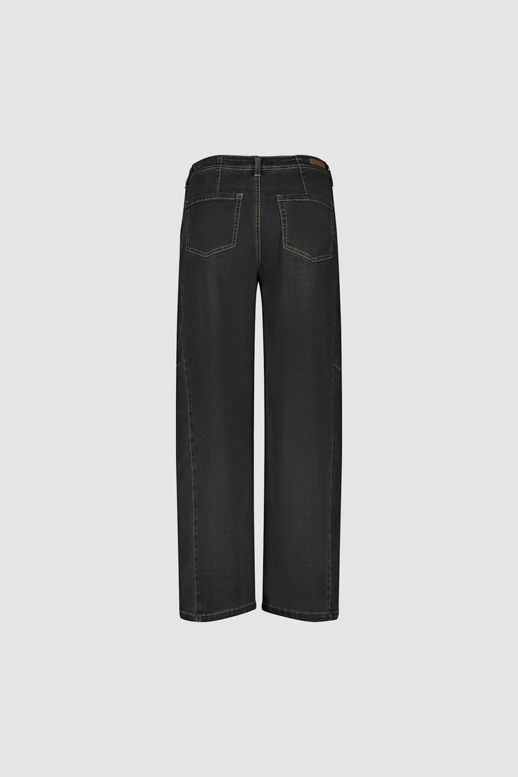 Geisha Damen Barrel-Jeans mit Ziernähten