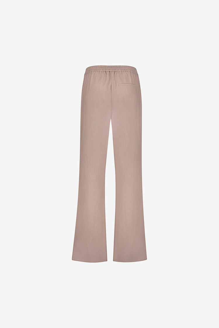 Geisha Damen Flanell-Melange-Hose mit geradem Bein