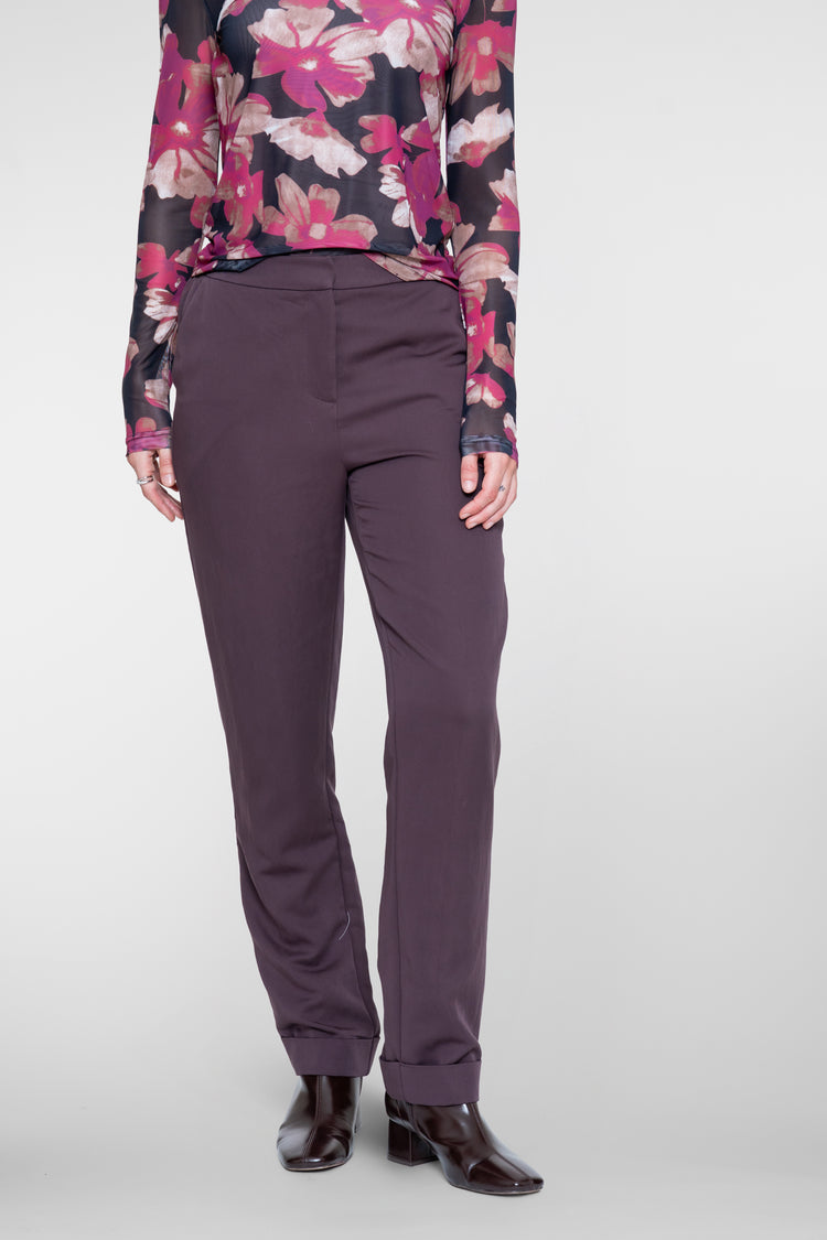 Geisha Damen Tapered-Hose mit Umschlag
