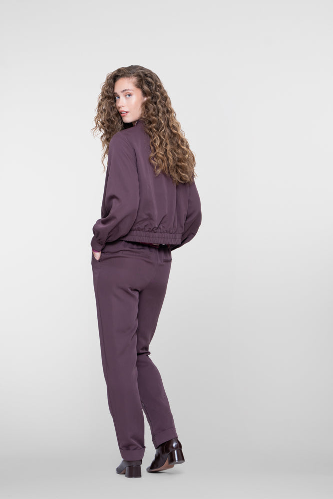 Geisha Damen Tapered-Hose mit Umschlag