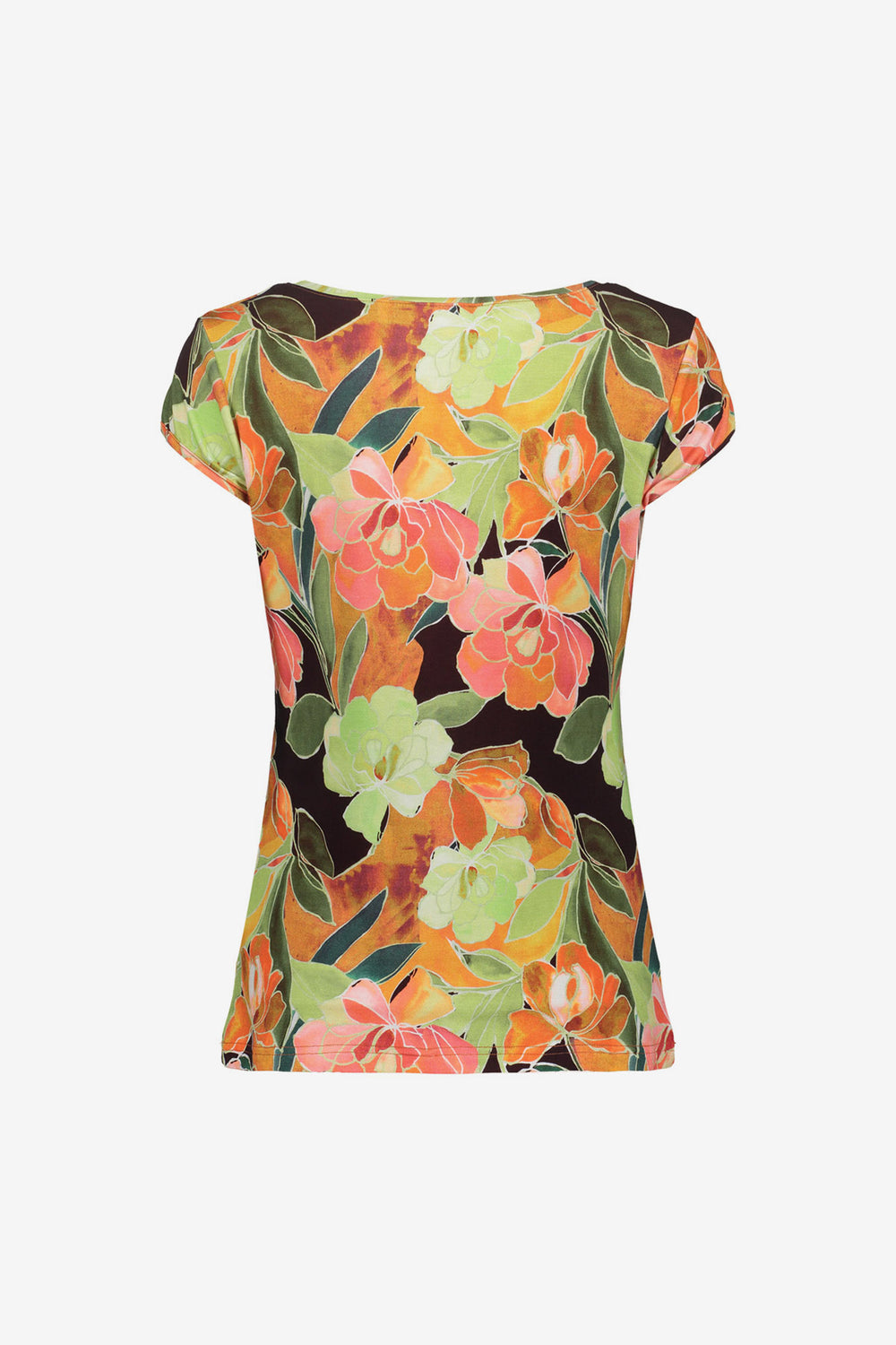 Geisha T-Shirt mit Rundhalsausschnitt und Print