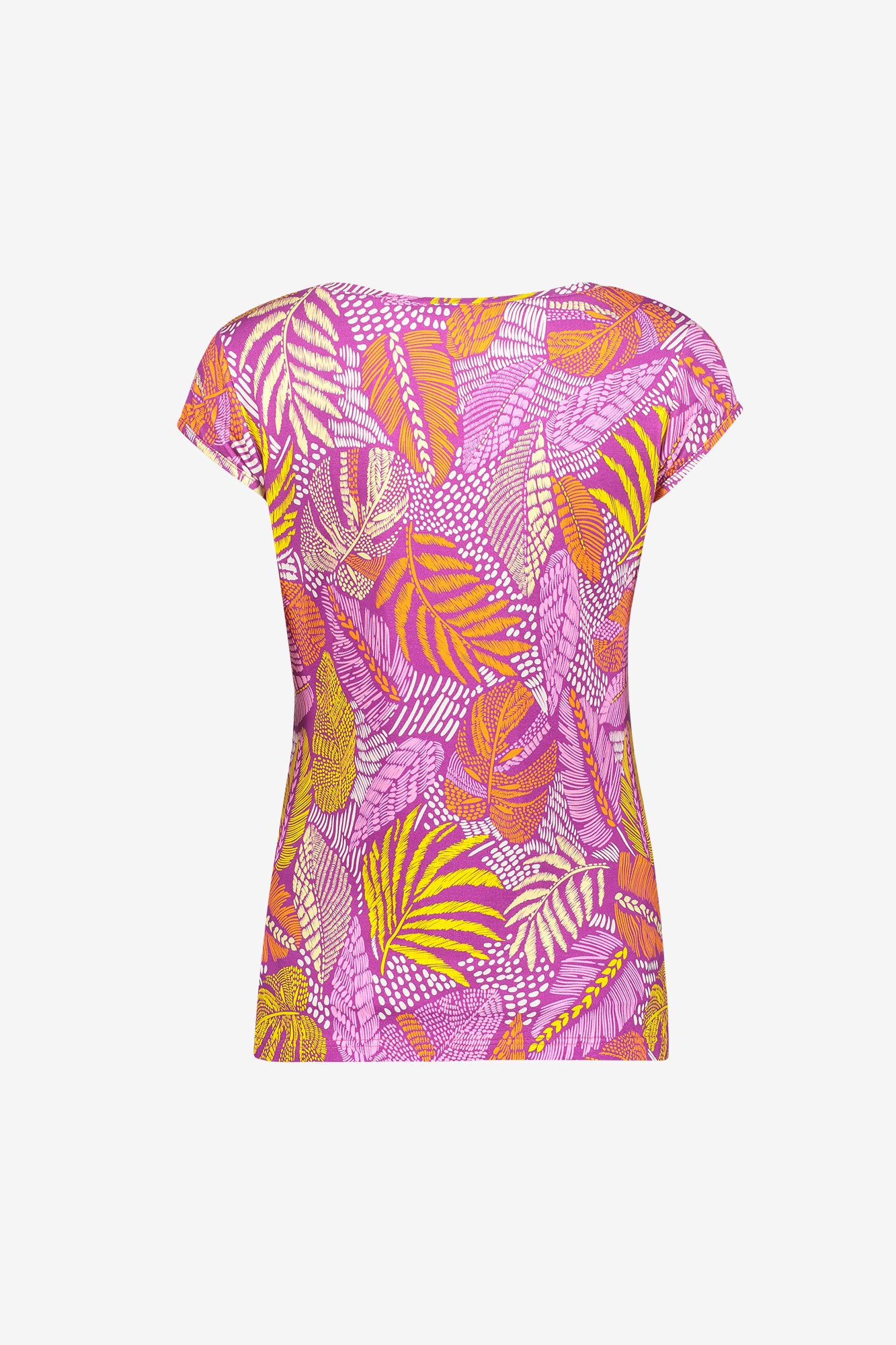 Geisha T-Shirt mit Rundhalsausschnitt und Print
