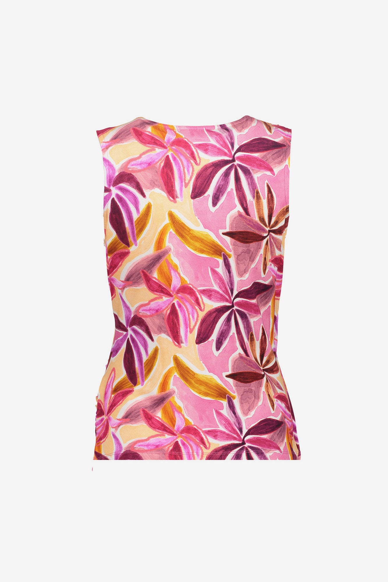Geisha V-Ausschnitt Top mit Wickeldetail
