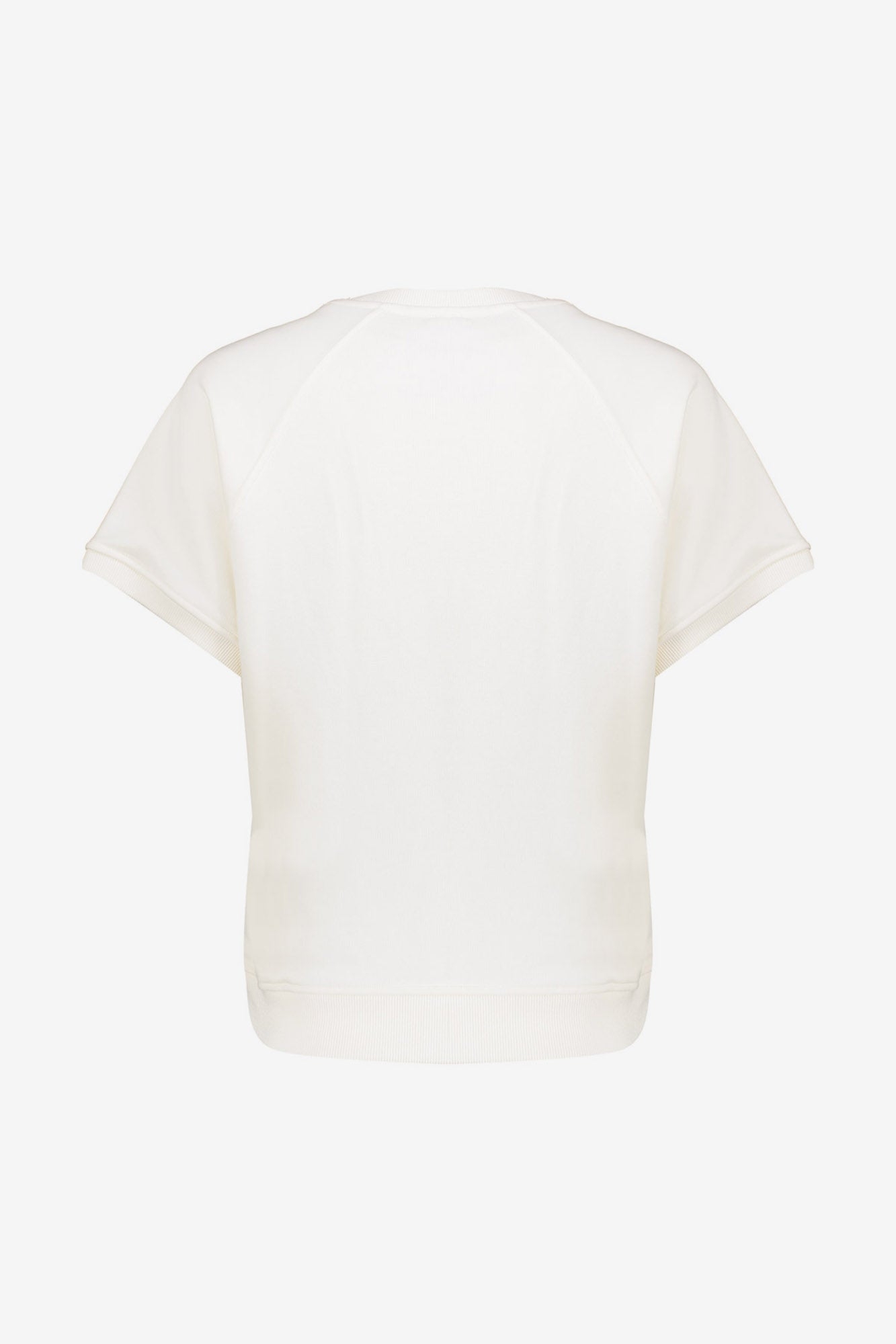 Geisha Boxy Sweatshirt mit Schriftprint und überschnittenen Schultern