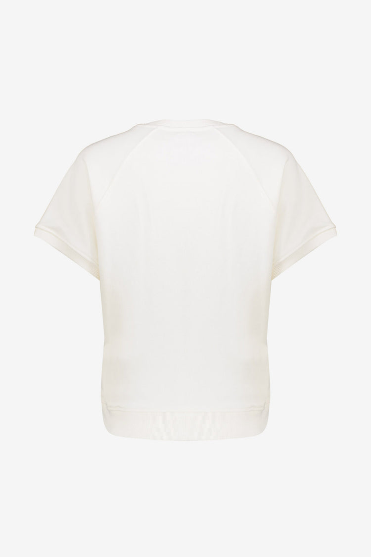 Geisha Boxy Sweatshirt mit Schriftprint und überschnittenen Schultern