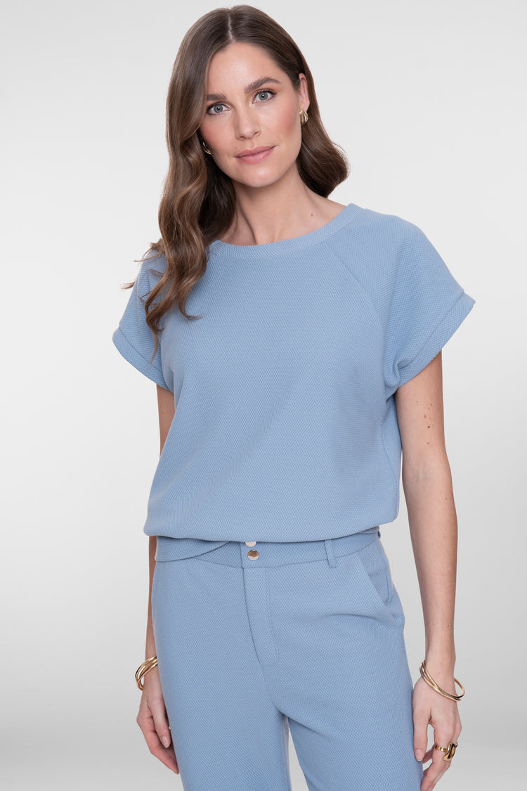 Geisha Bequemes Sweatshirt mit Honeycomb-Struktur