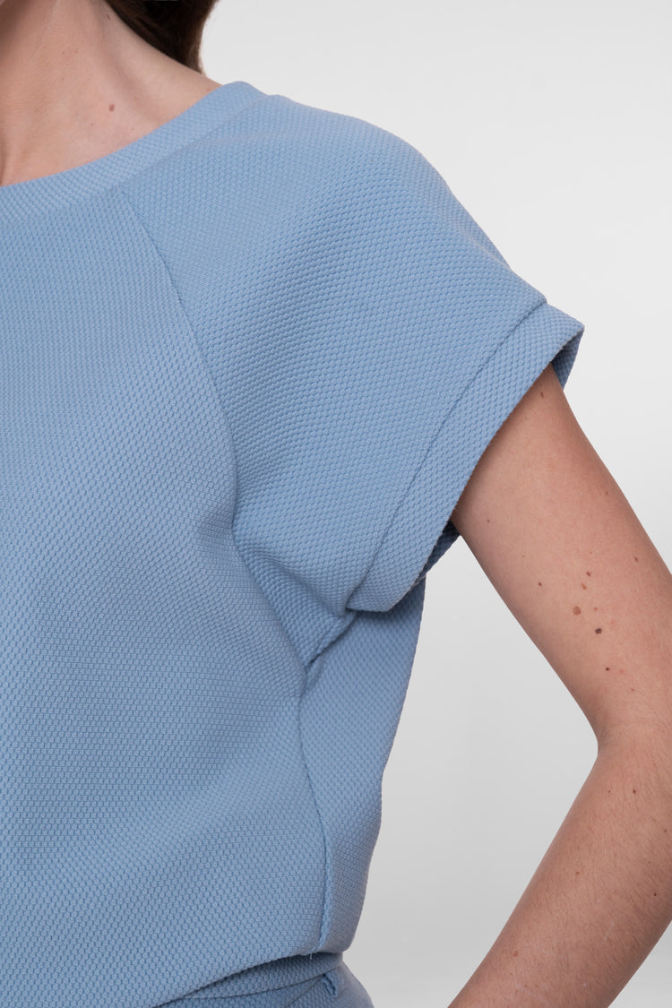 Geisha Bequemes Sweatshirt mit Honeycomb-Struktur