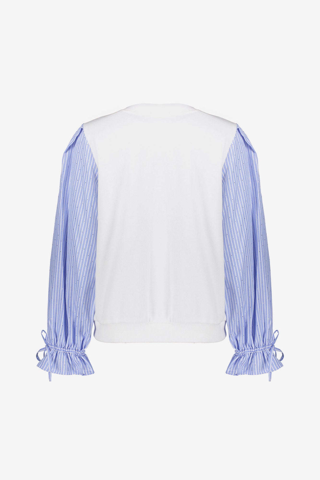 Geisha Sweatshirt im Spencer-Look mit Blusenärmeln