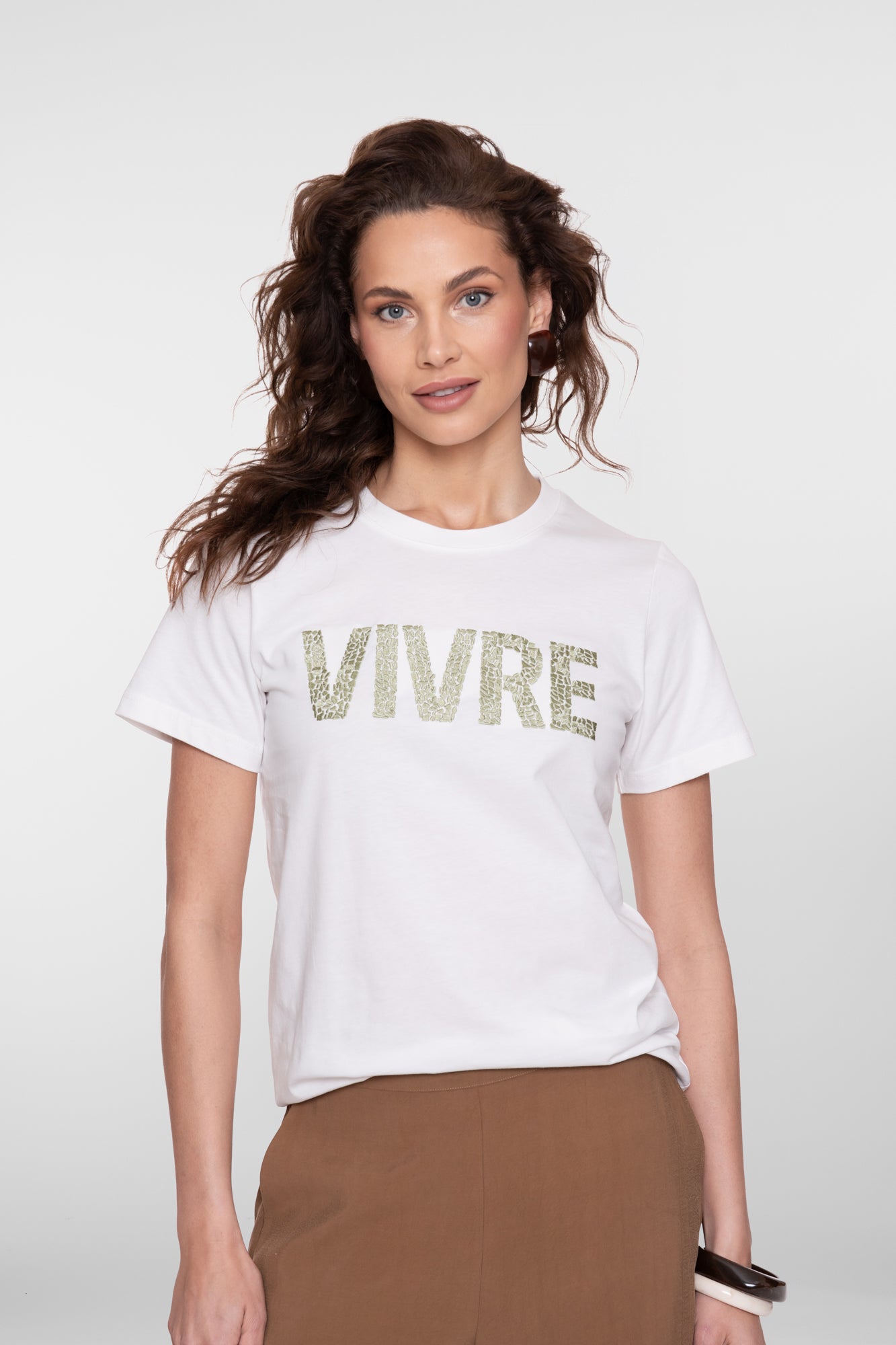 Geisha 'Vivre' T-Shirt mit kurzen Ärmeln