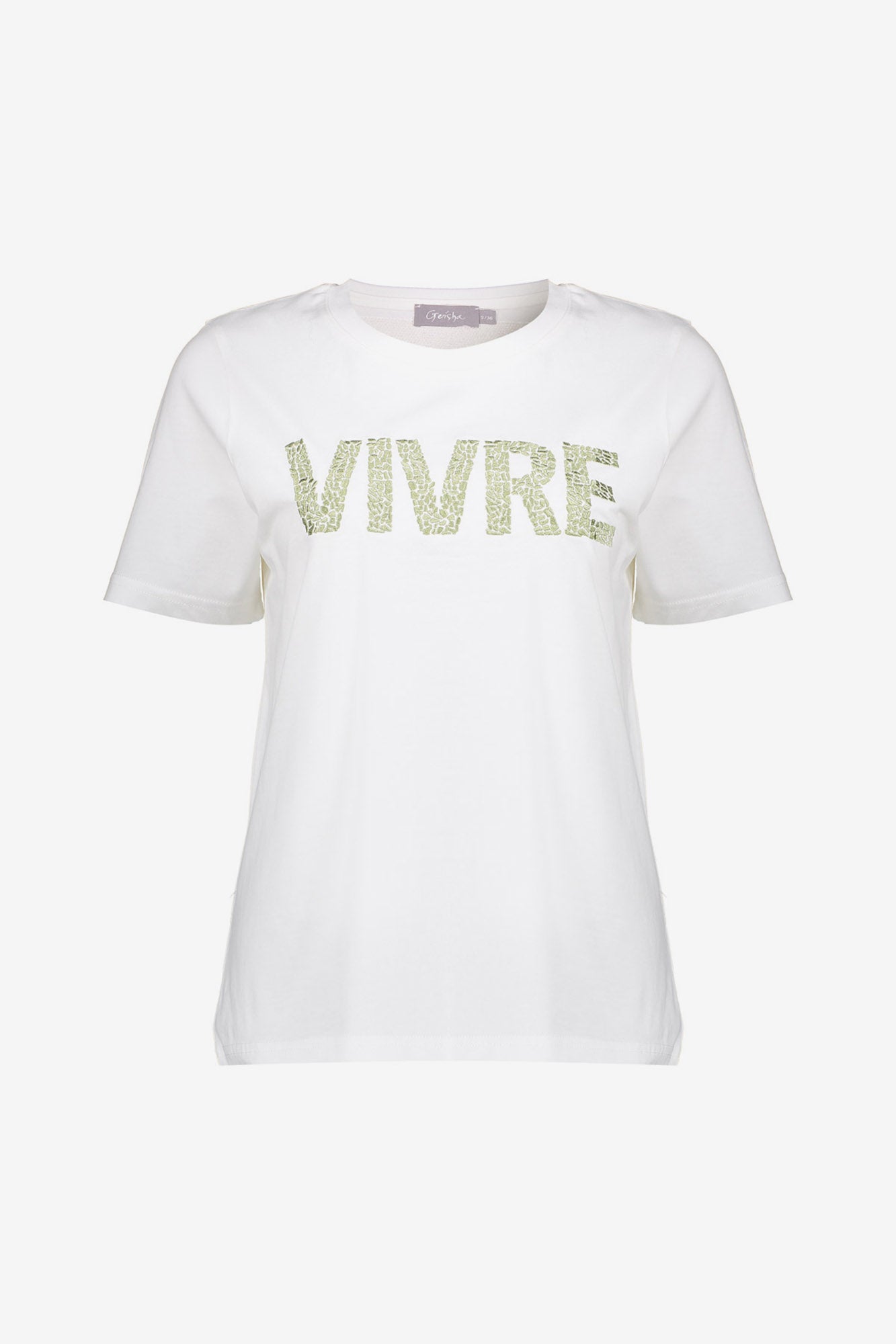 Geisha 'Vivre' T-Shirt mit kurzen Ärmeln