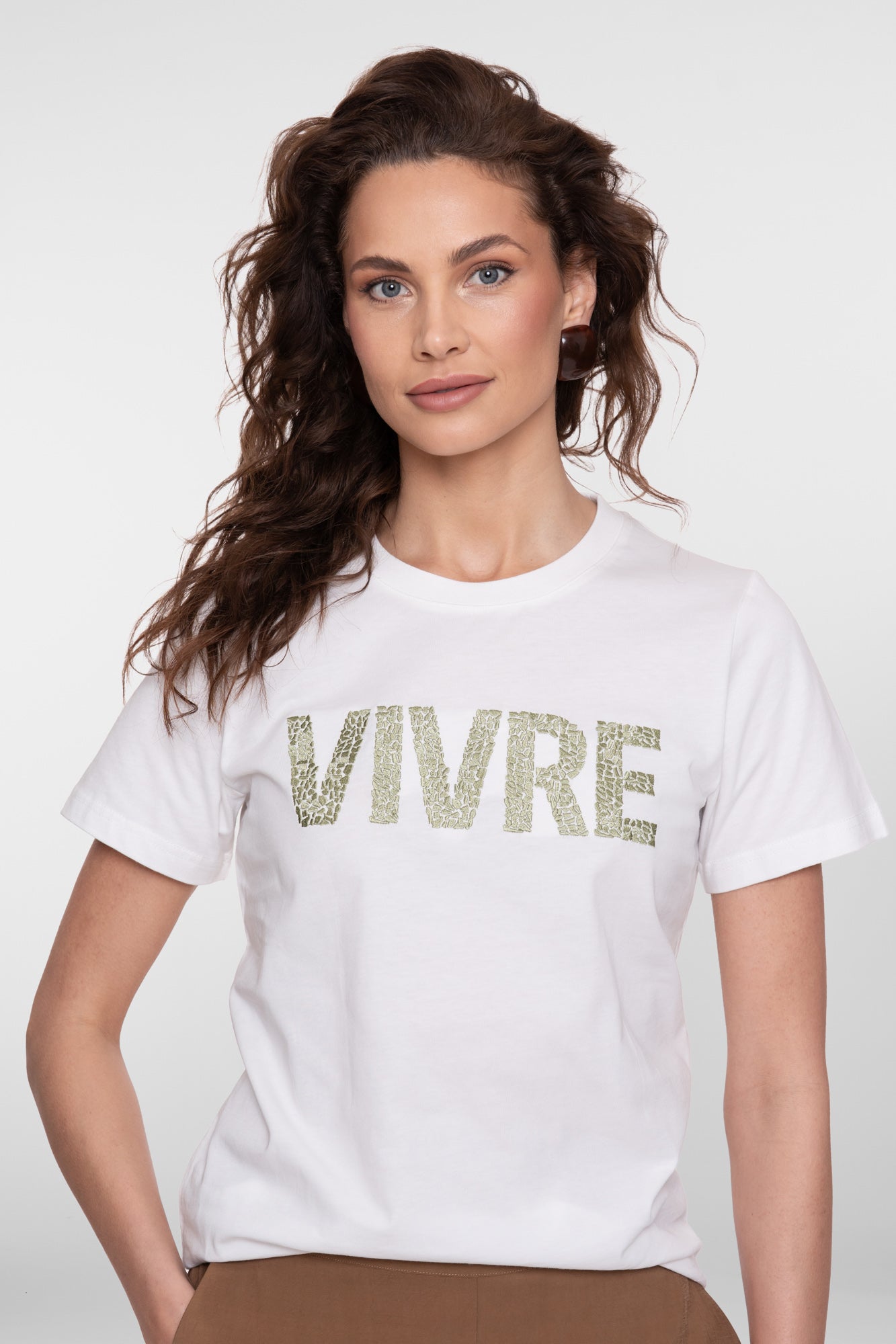 Geisha 'Vivre' T-Shirt mit kurzen Ärmeln
