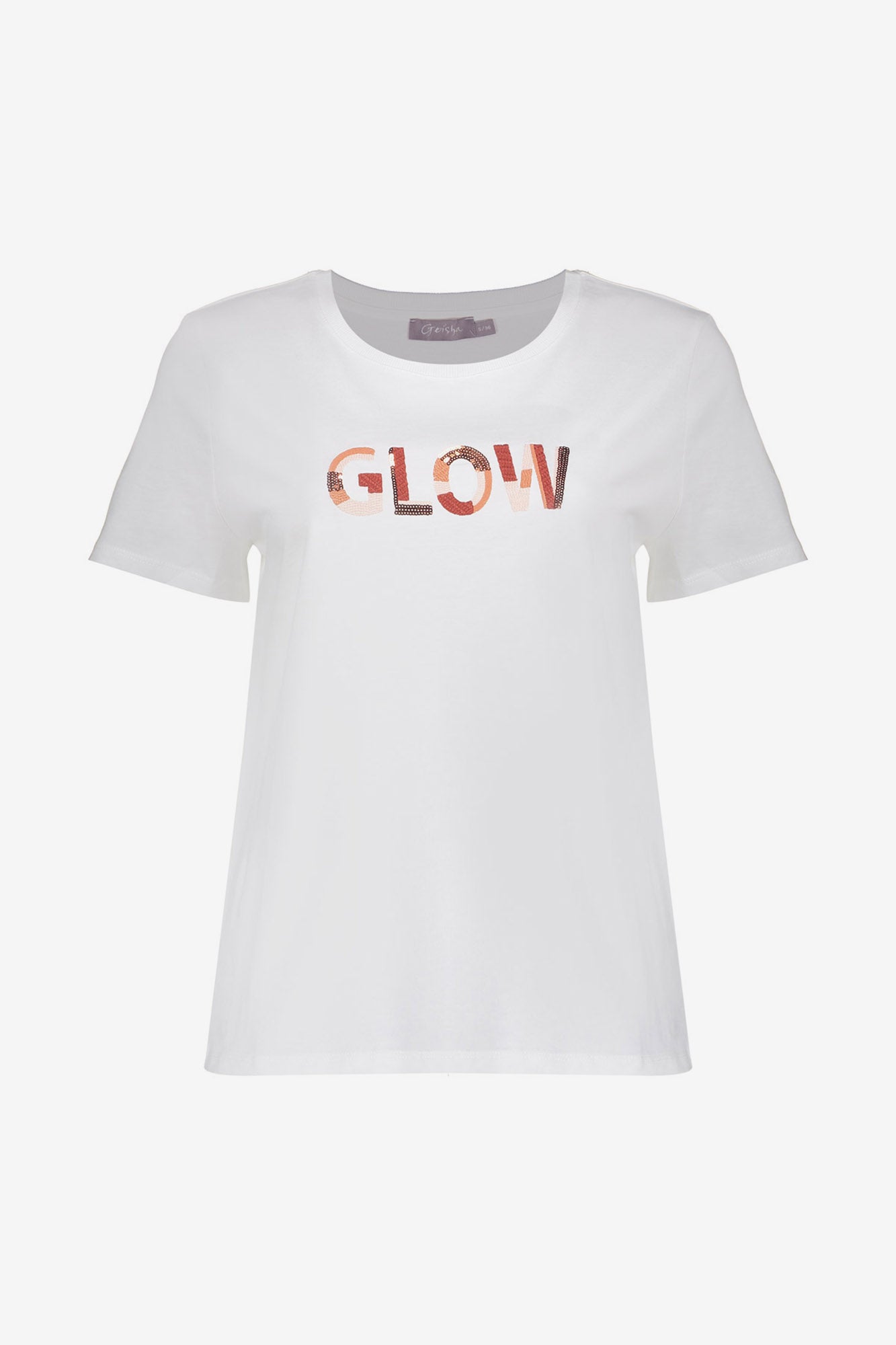 Geisha 'glow' T-Shirt mit kurzen Ärmeln