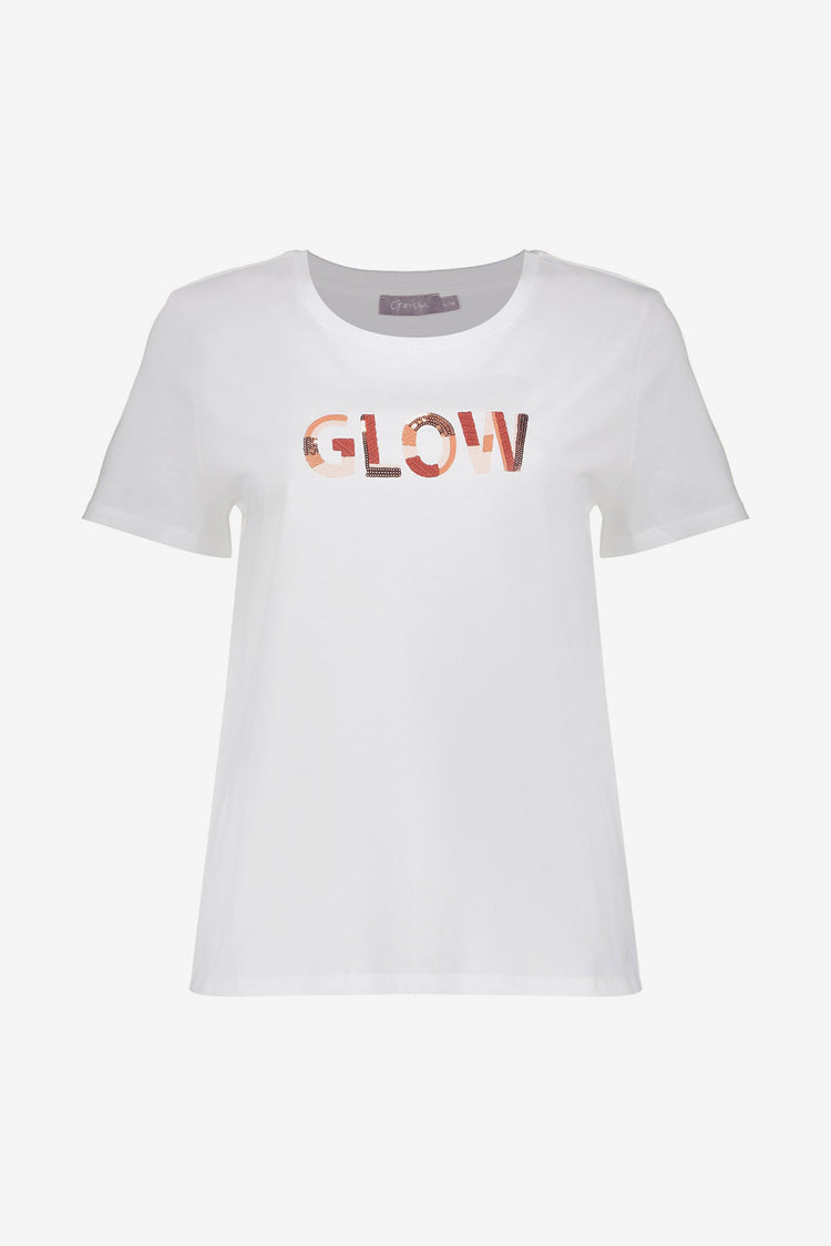 Geisha 'glow' T-Shirt mit kurzen Ärmeln