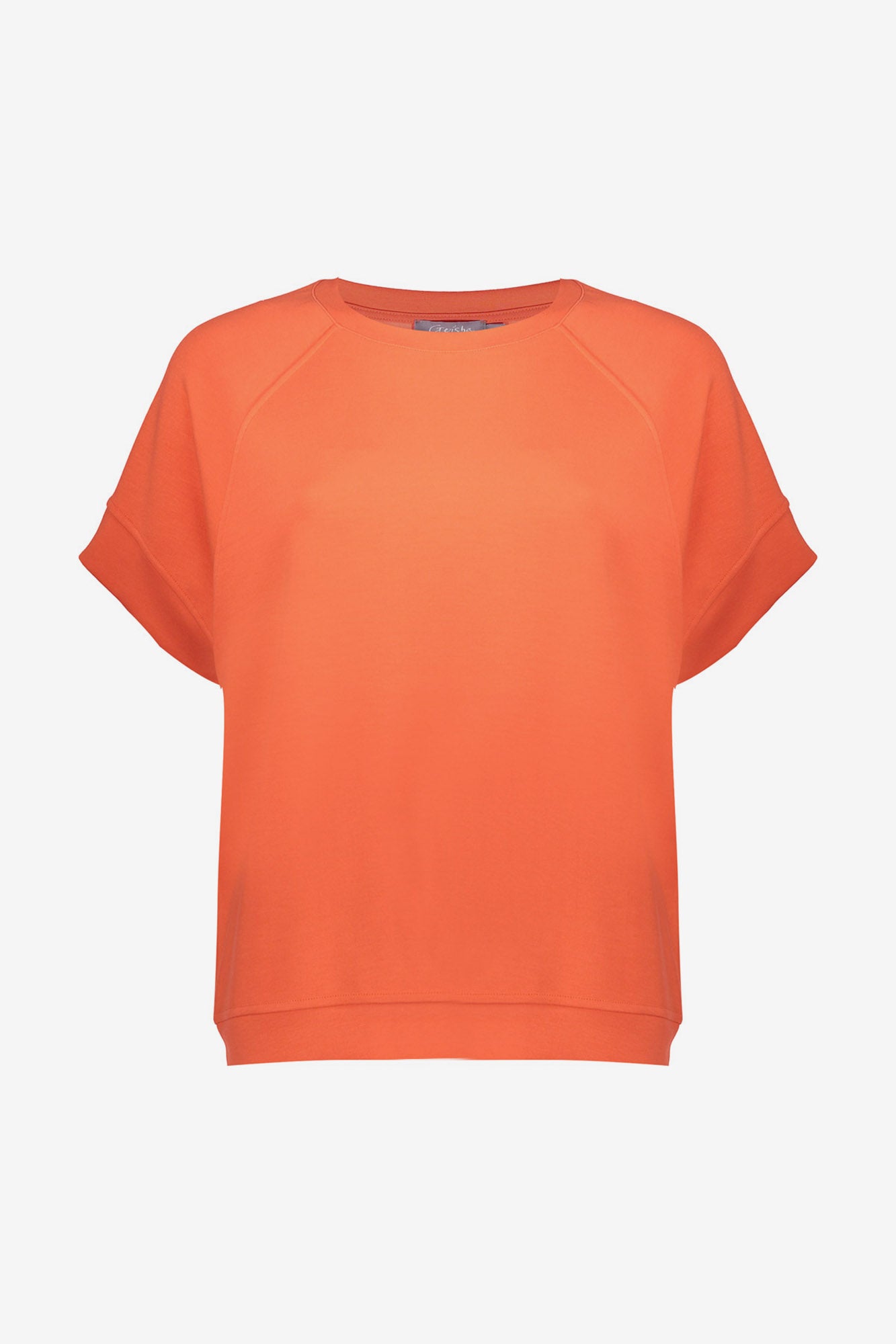 Geisha Scuba-Sweatshirt mit kurzen Ärmeln