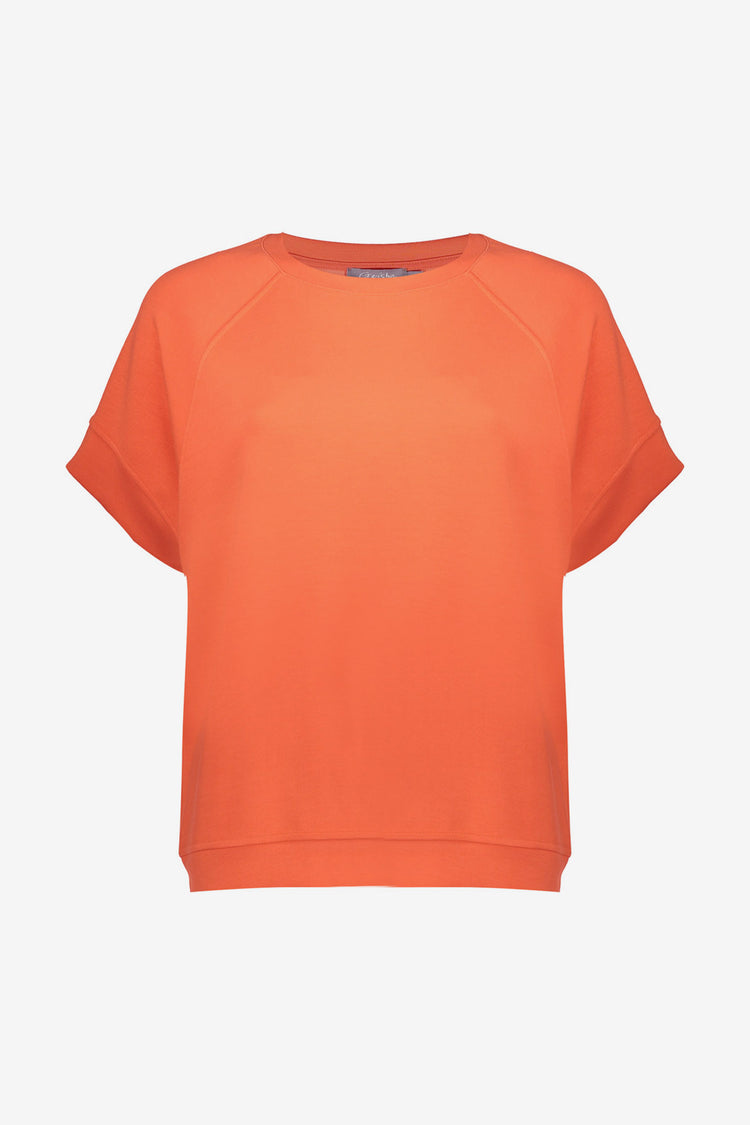 Geisha Scuba-Sweatshirt mit kurzen Ärmeln