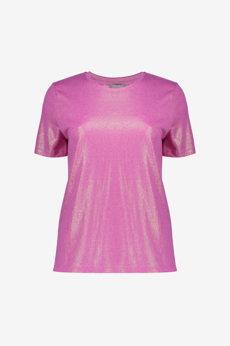 Geisha T-Shirt mit Foil-Print