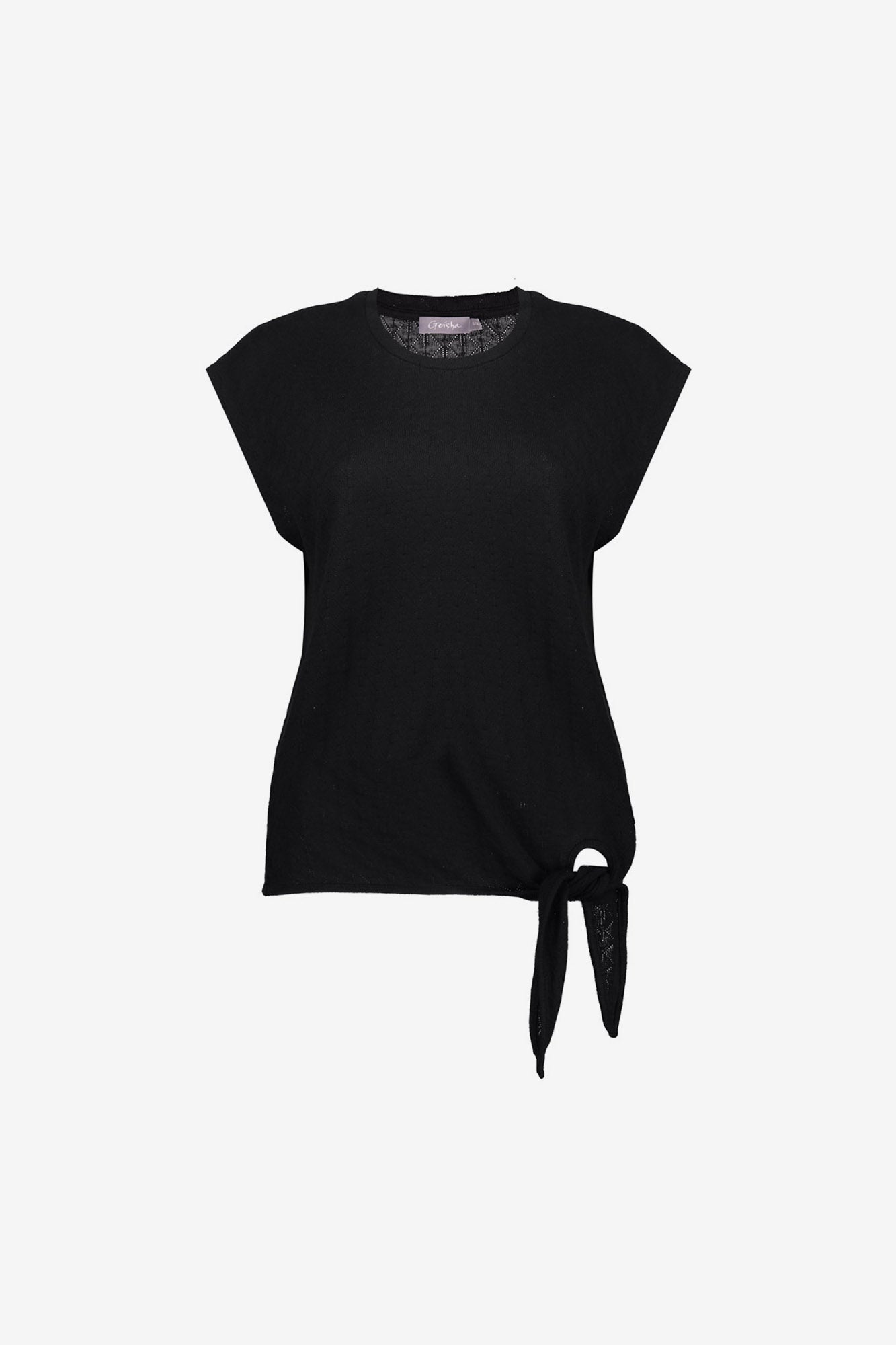 Geisha T-Shirt mit Schleifendetail