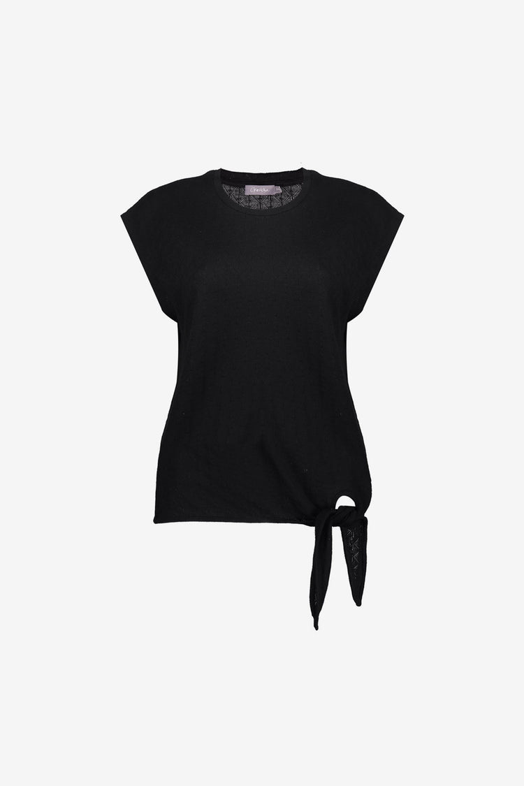 Geisha T-Shirt mit Schleifendetail