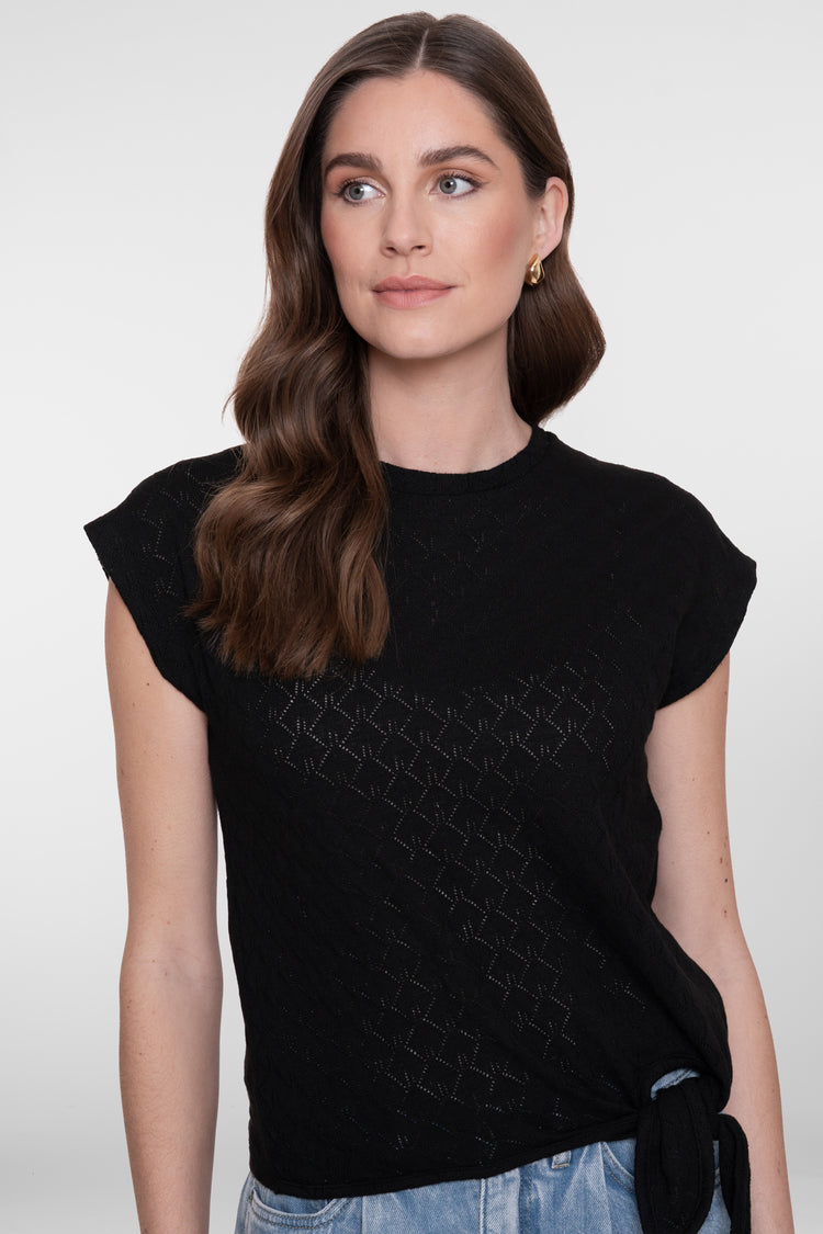 Geisha T-Shirt mit Schleifendetail