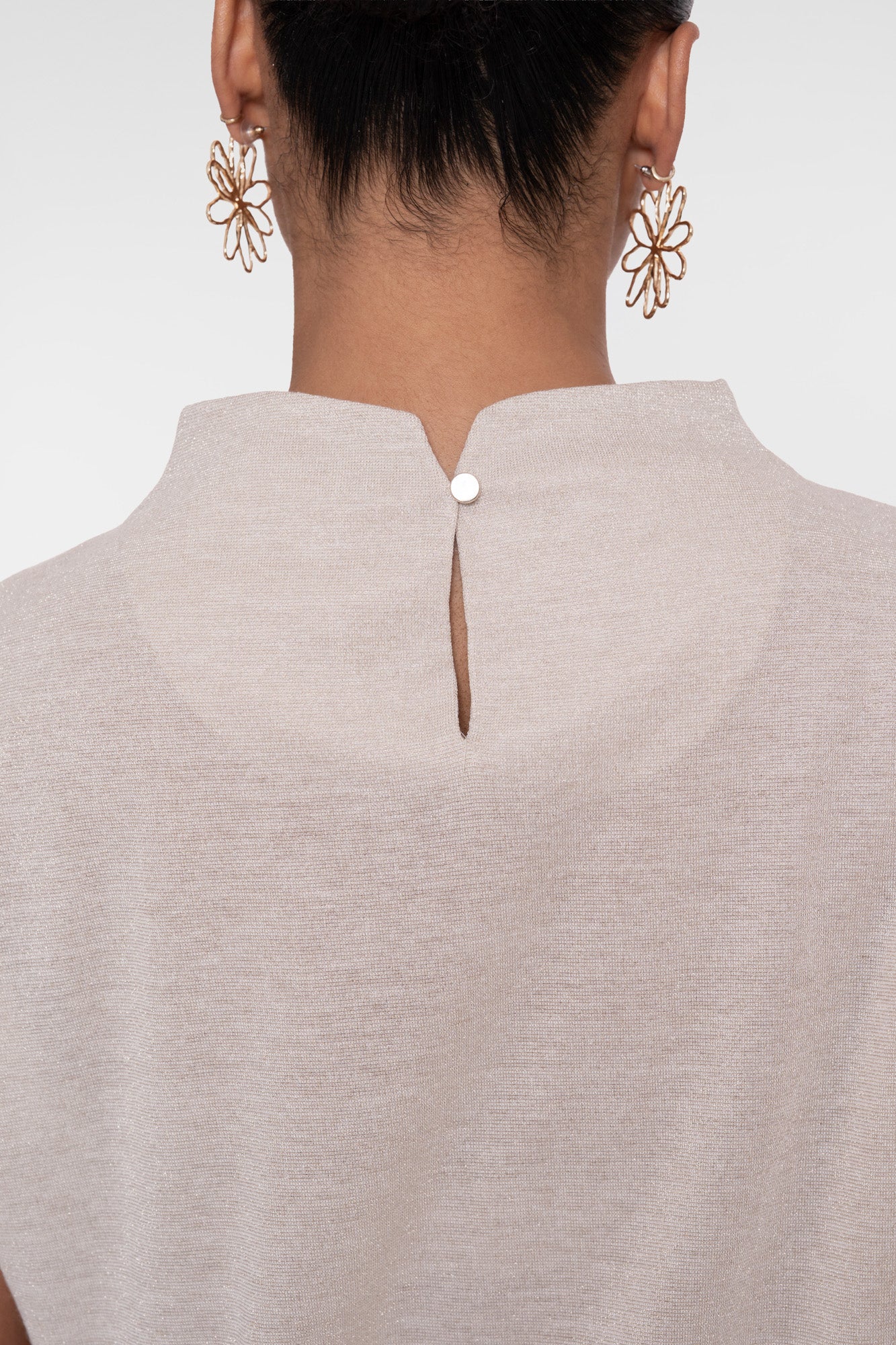 Geisha Damen Top mit High Neck Detail