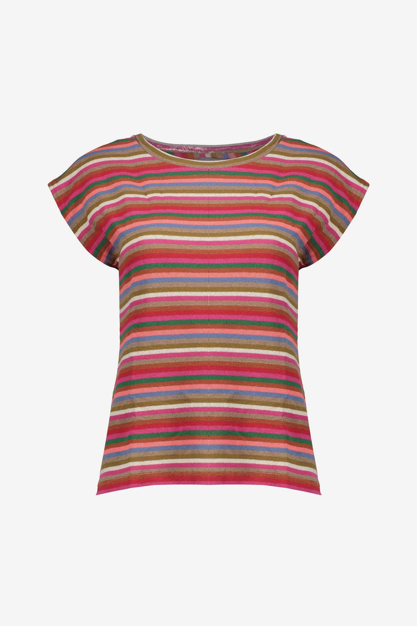 Geisha gestreiftes mehrfarbig gemustertes Damen-Top
