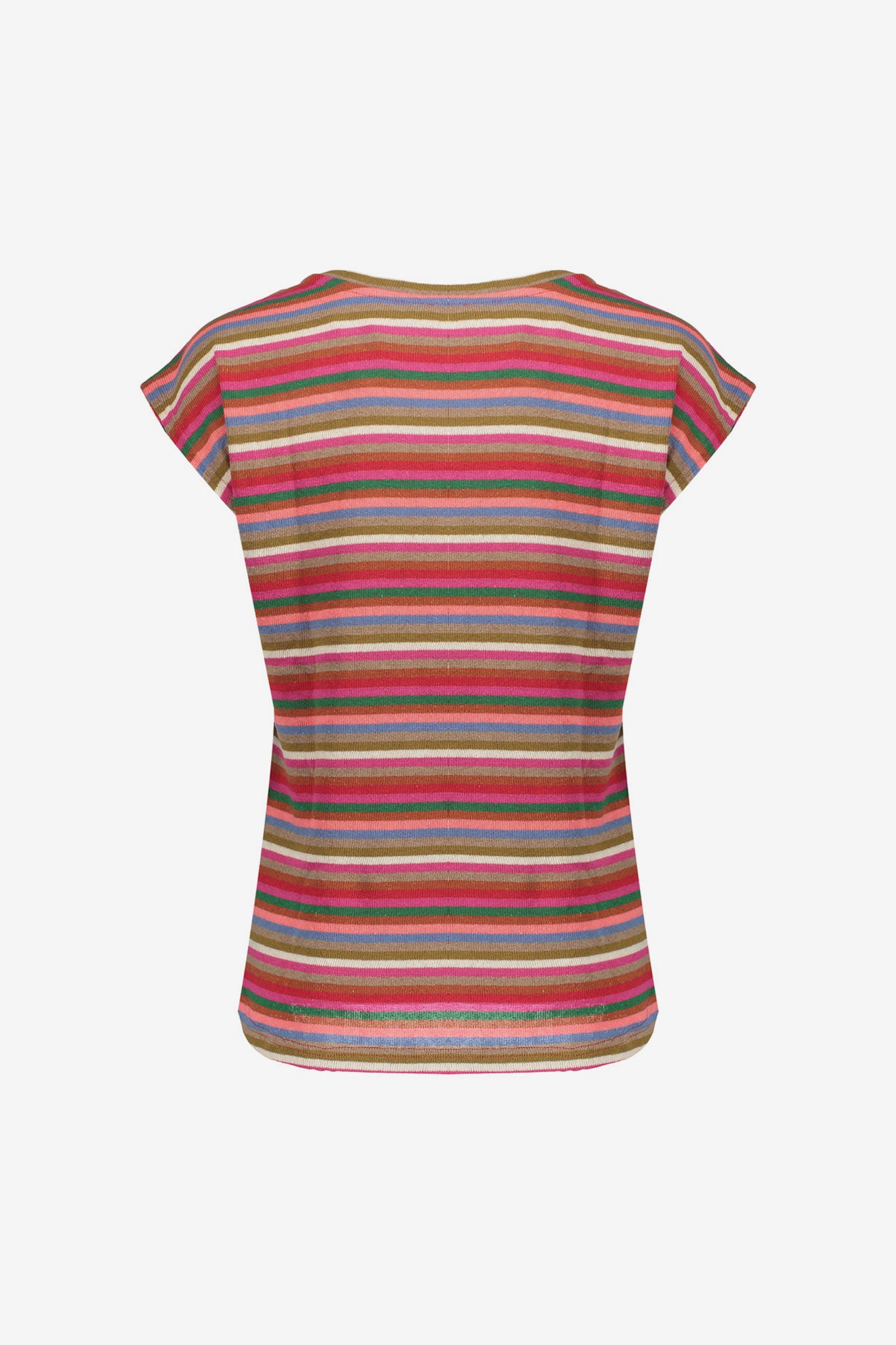 Geisha gestreiftes mehrfarbig gemustertes Damen-Top