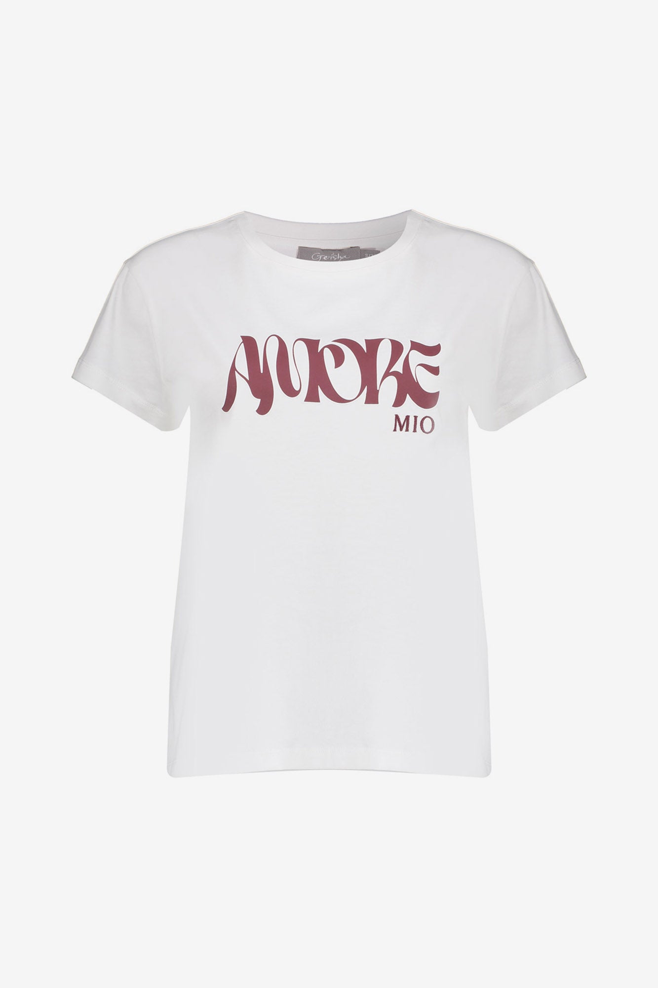 Geisha weißes T-Shirt Amore