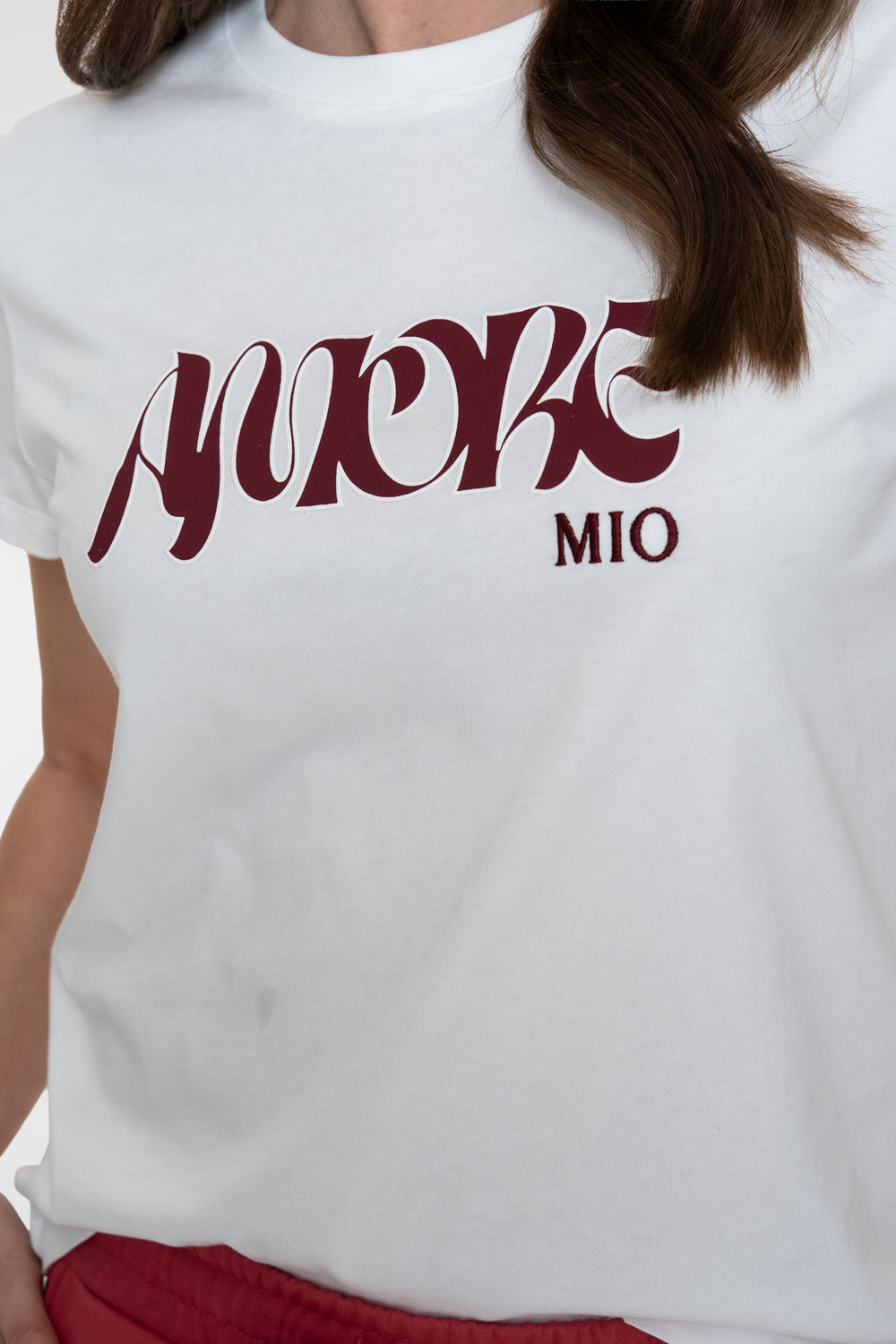 Geisha weißes T-Shirt Amore