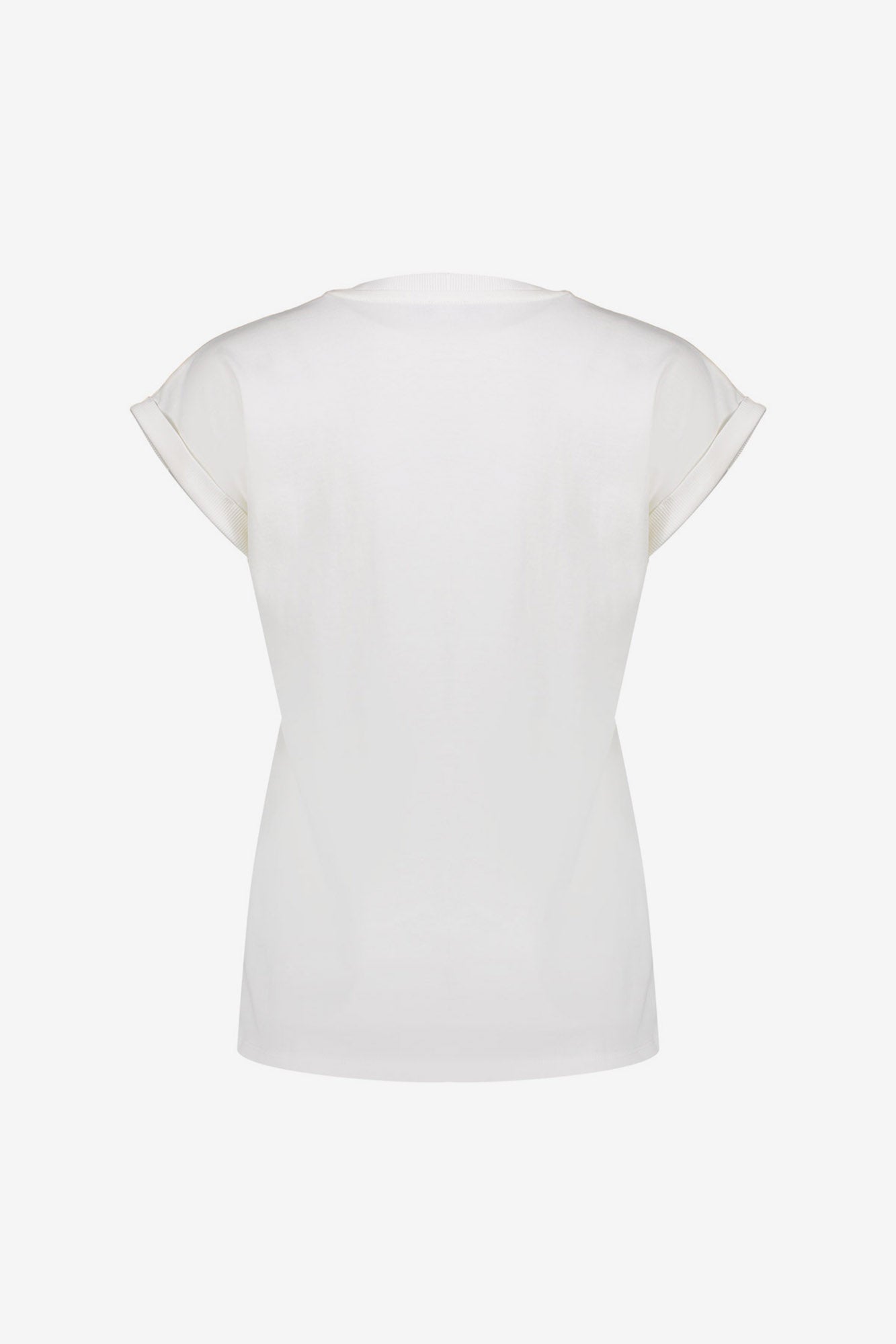 Geisha T-Shirt mit Chestprint „London Dream Club“ und angeschnittenen Ärmeln
