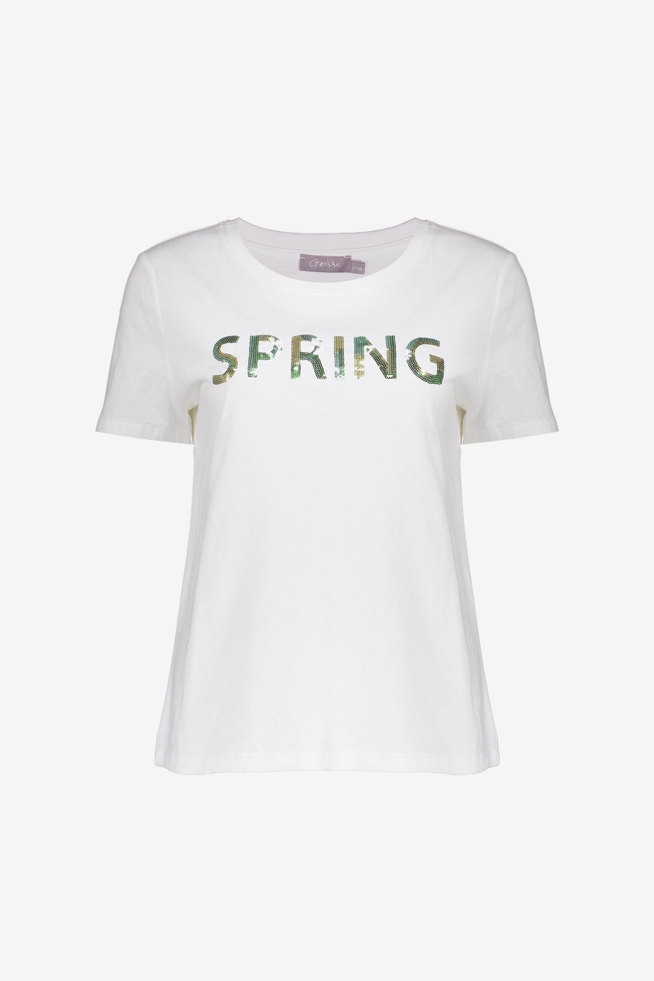 Geisha T-Shirt „Spring“ mit Pailletten