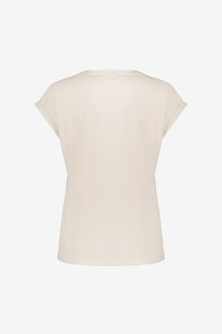 Geisha T-Shirt mit auffälligem Print und sommerlicher Ausstrahlung