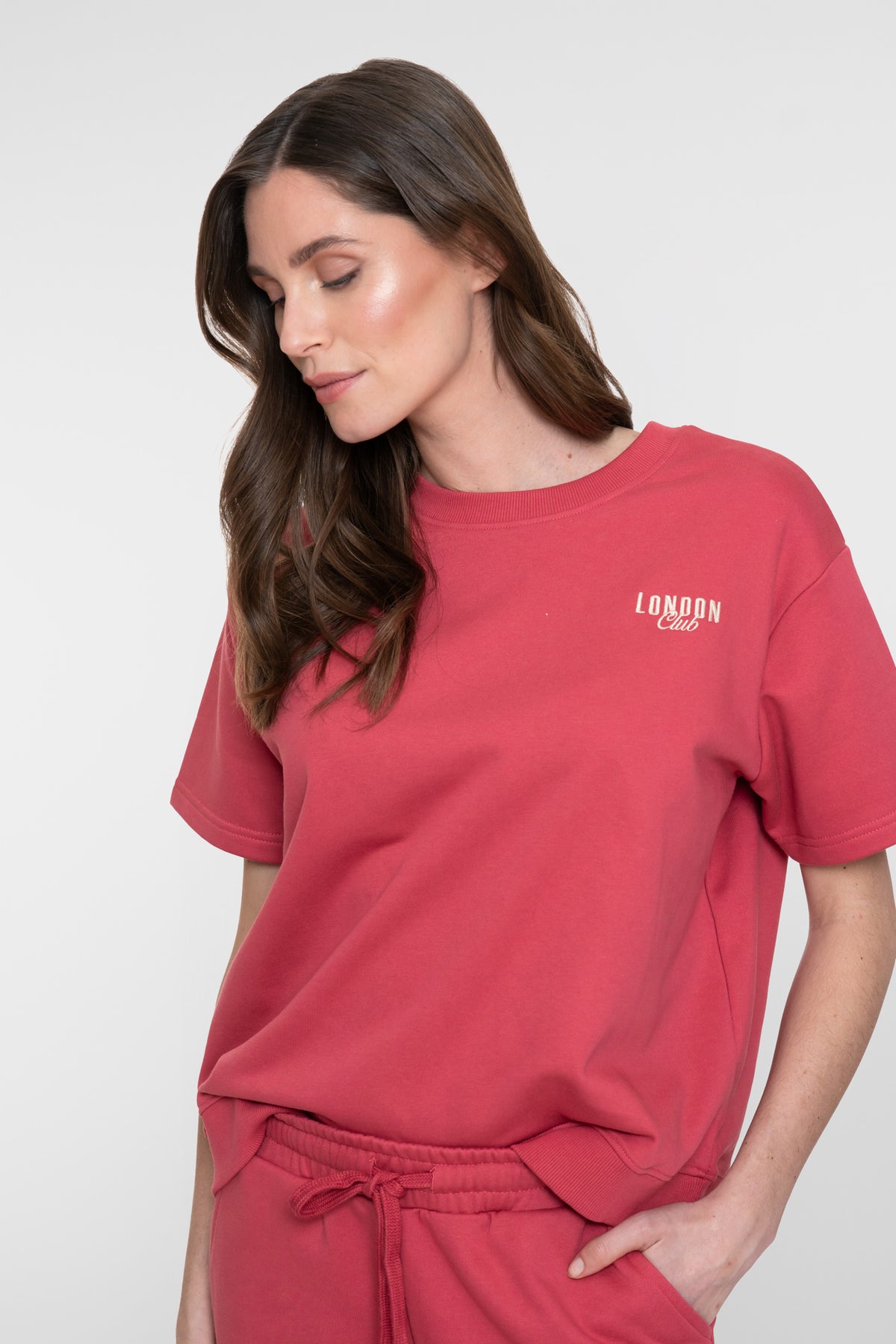 Geisha Sweatshirt mit kurzen Ärmeln und sportlicher Ausstrahlung – Shop de look