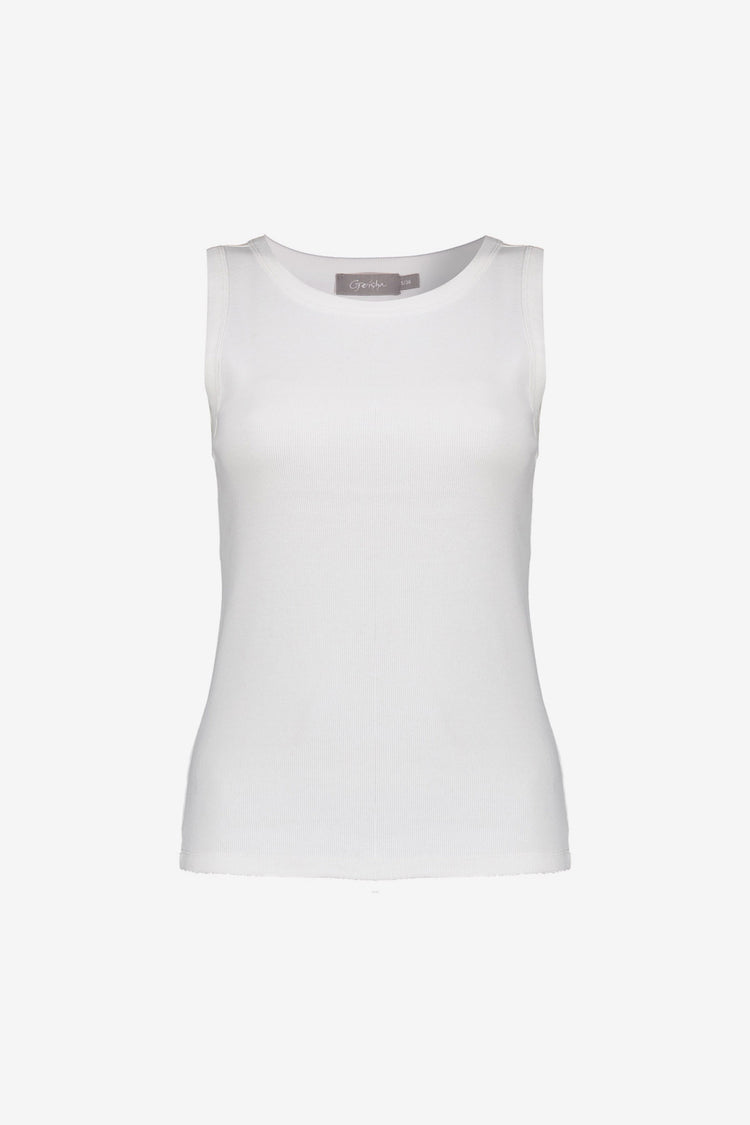 Geisha Ripp-Singlet mit Rundhals und figurbetonter Passform