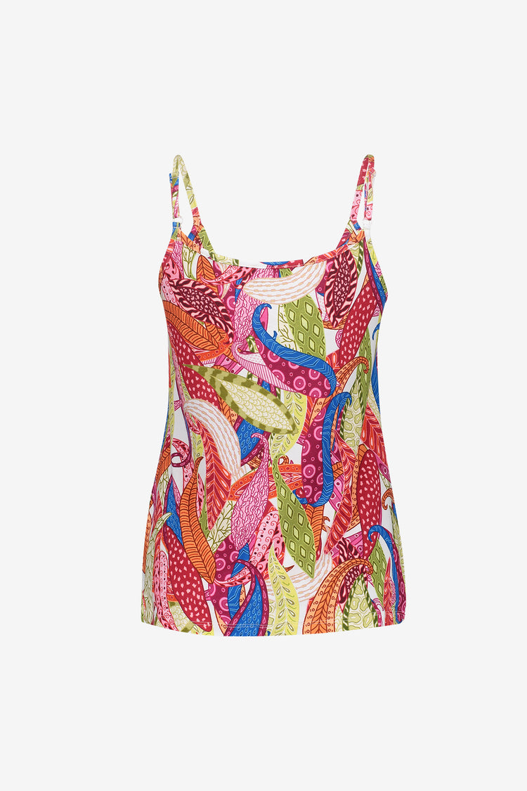Geisha Singlet mit Spaghettiträgern