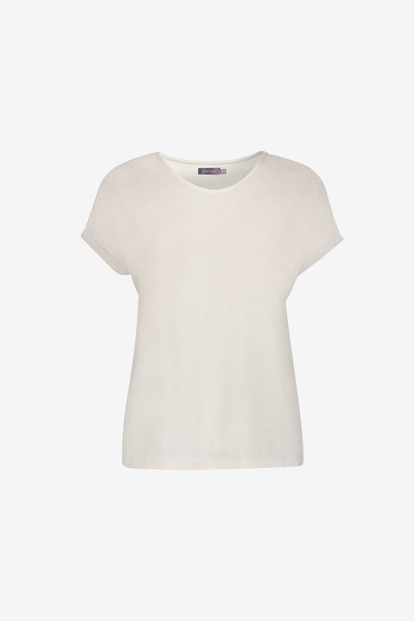 Geisha Shimmer-Top mit kurzen Ärmeln