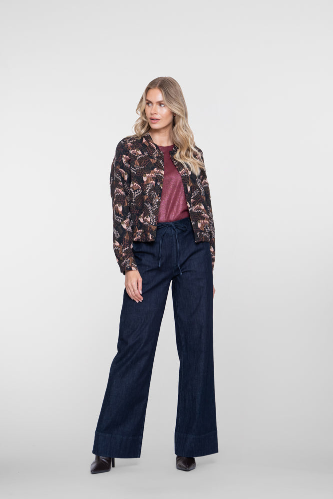 Geisha T-shirt met foil print – Shop de look