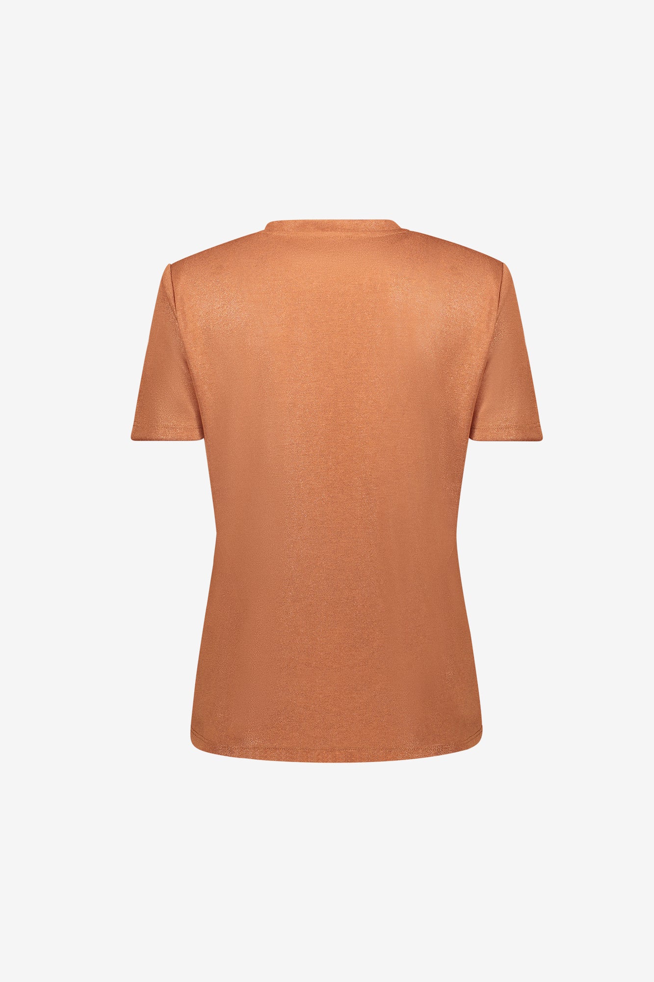 Geisha T-Shirt mit Foil-Print in warmem Camelton