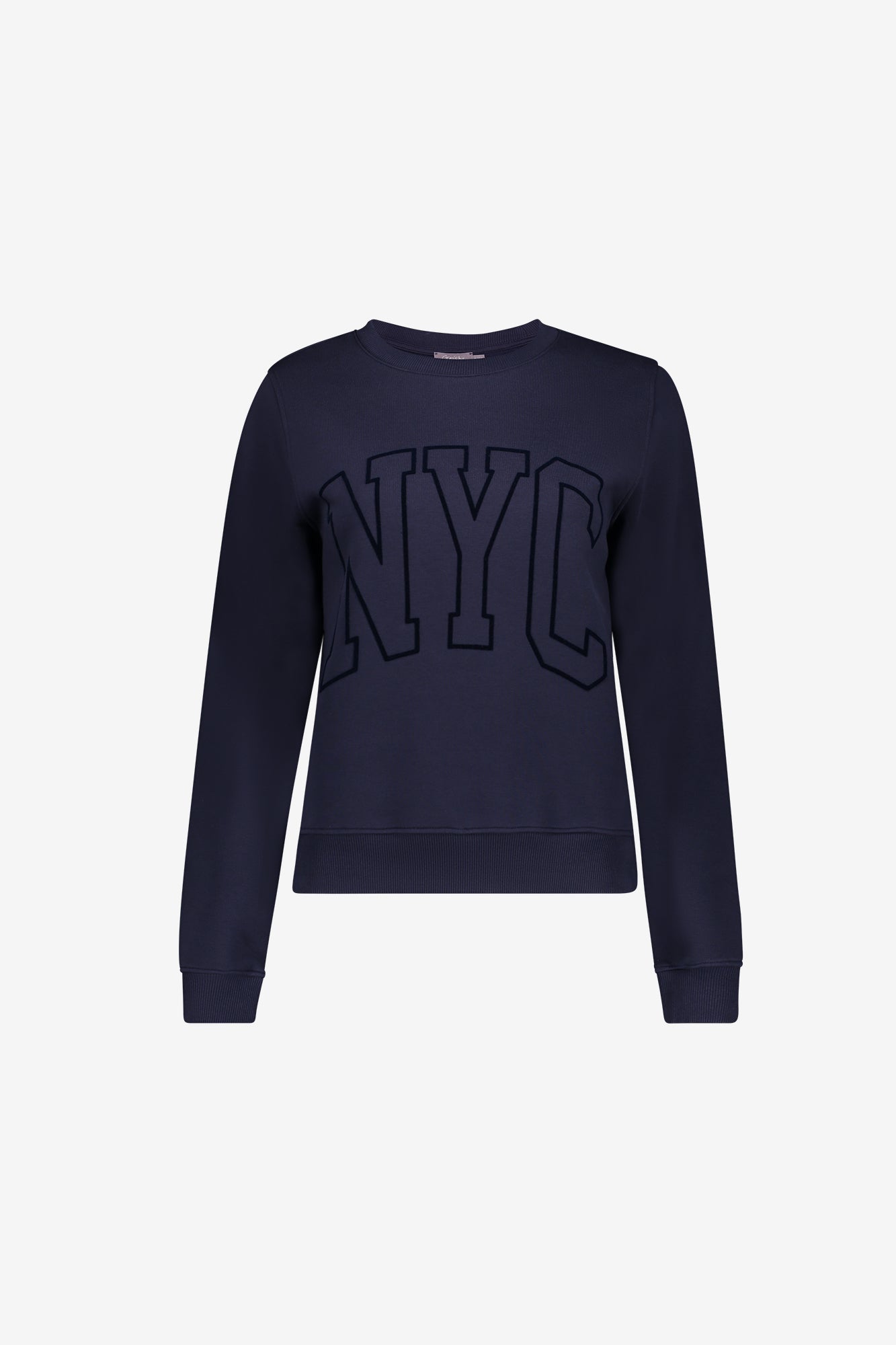 Geisha Sweatshirt mit NYC-Print in Navy