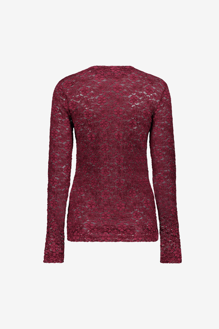 Geisha Spitzen-Top mit floraler Spitze