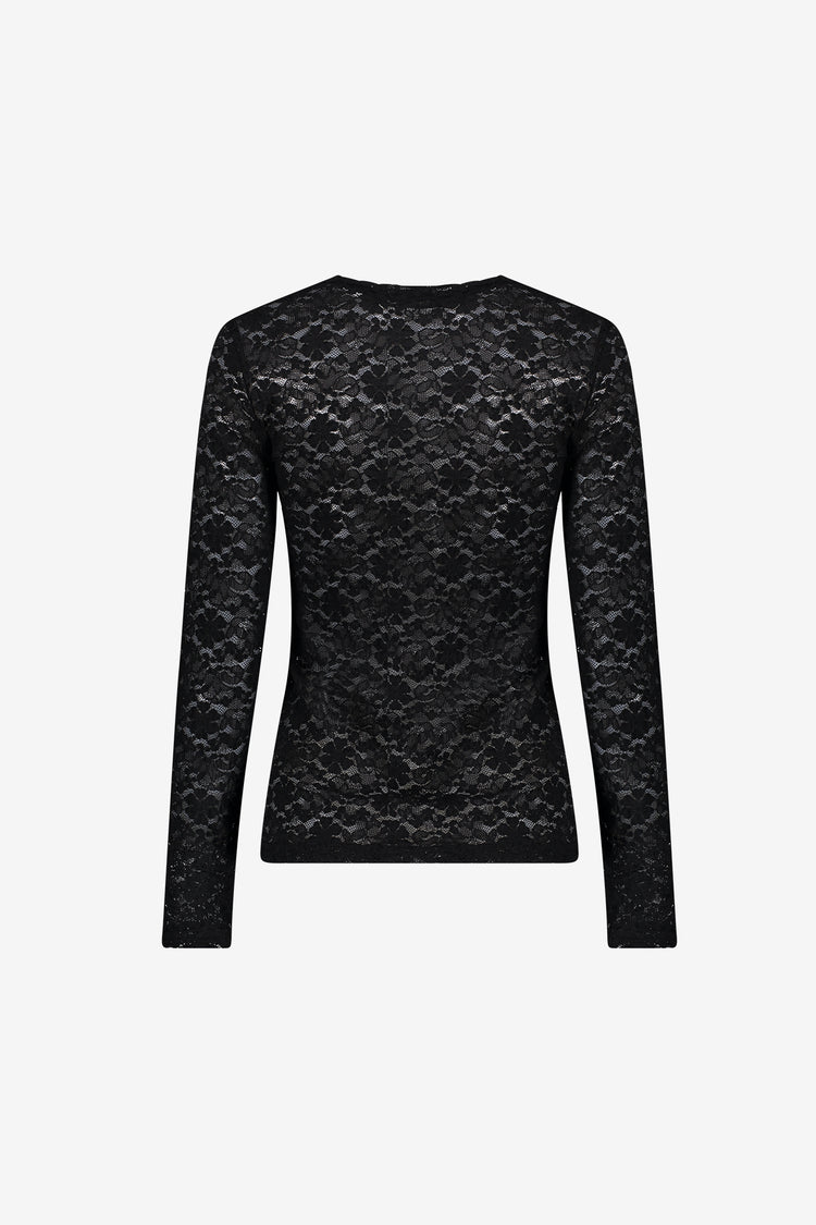 Geisha Spitzen-Top mit floraler Spitze