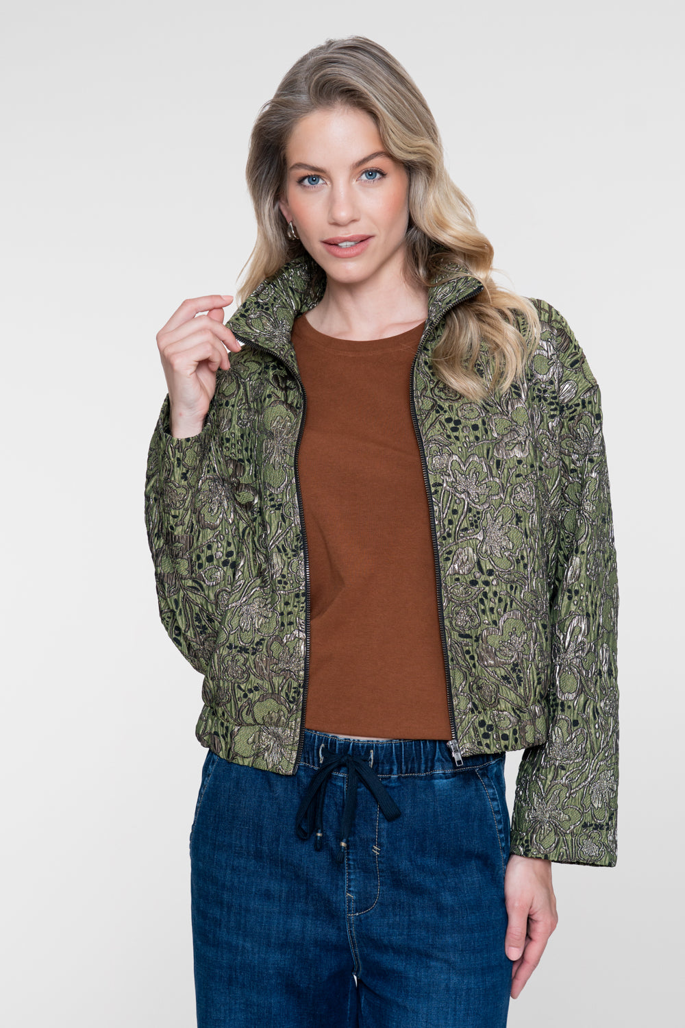 Geisha Longsleeve-Top mit Spitzenärmeln