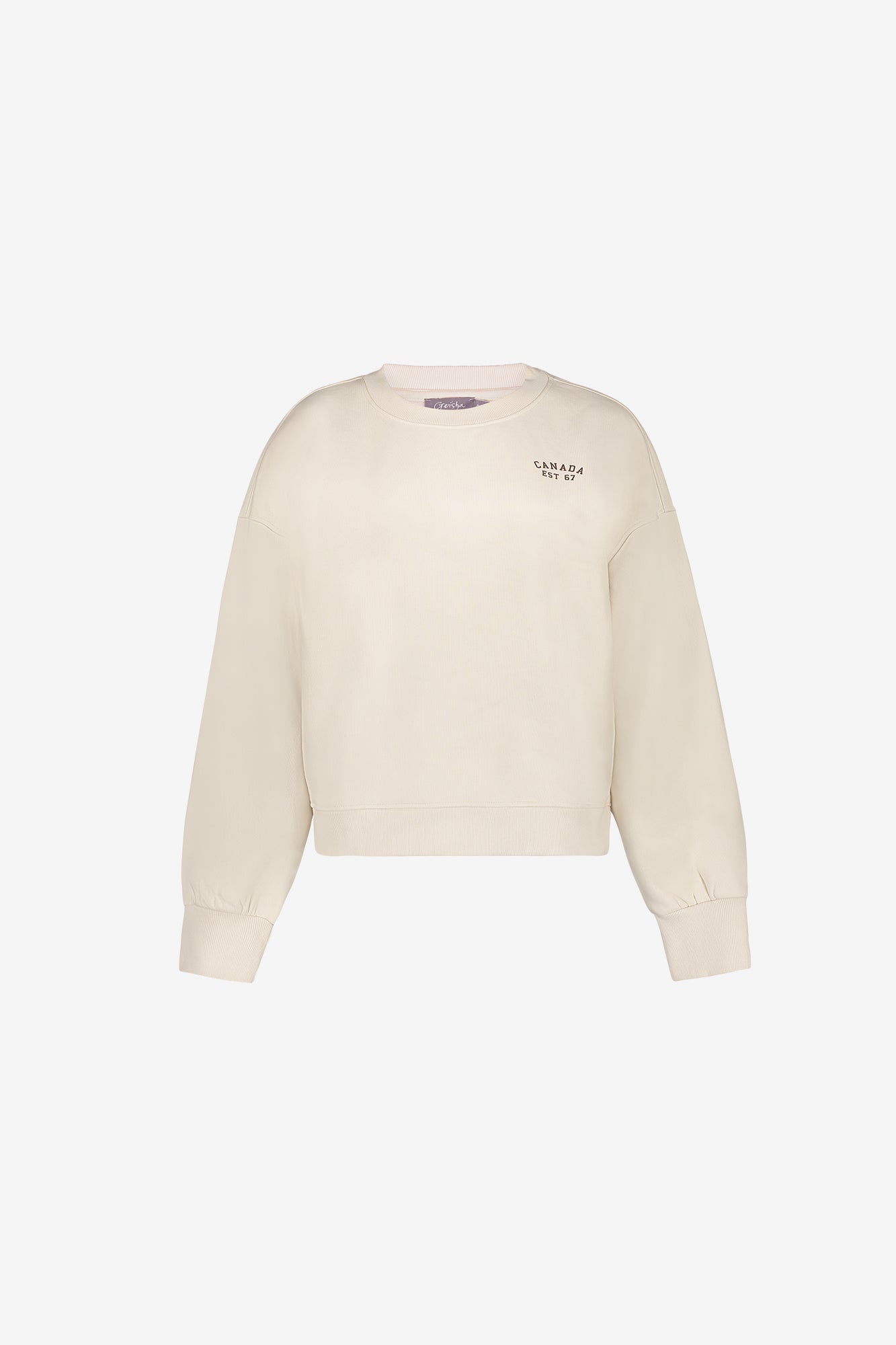 Geisha Sweatshirt mit Toronto-Rückenprint und sportlicher Ausstrahlung