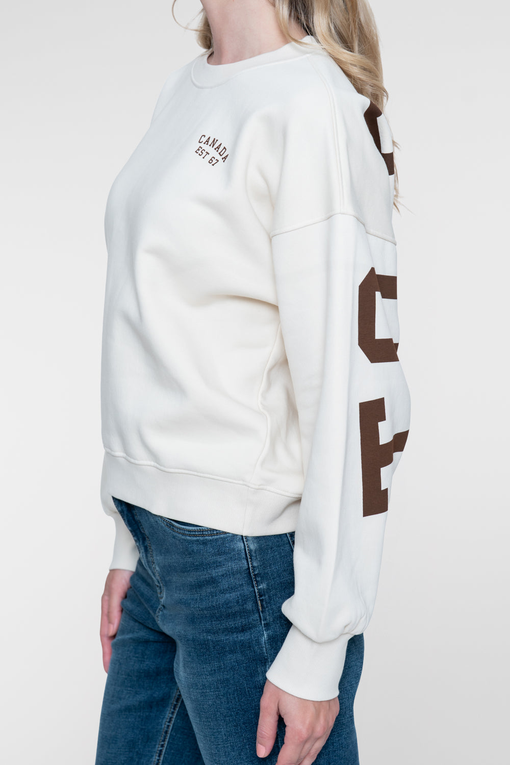 Geisha Sweatshirt mit Toronto-Rückenprint und sportlicher Ausstrahlung