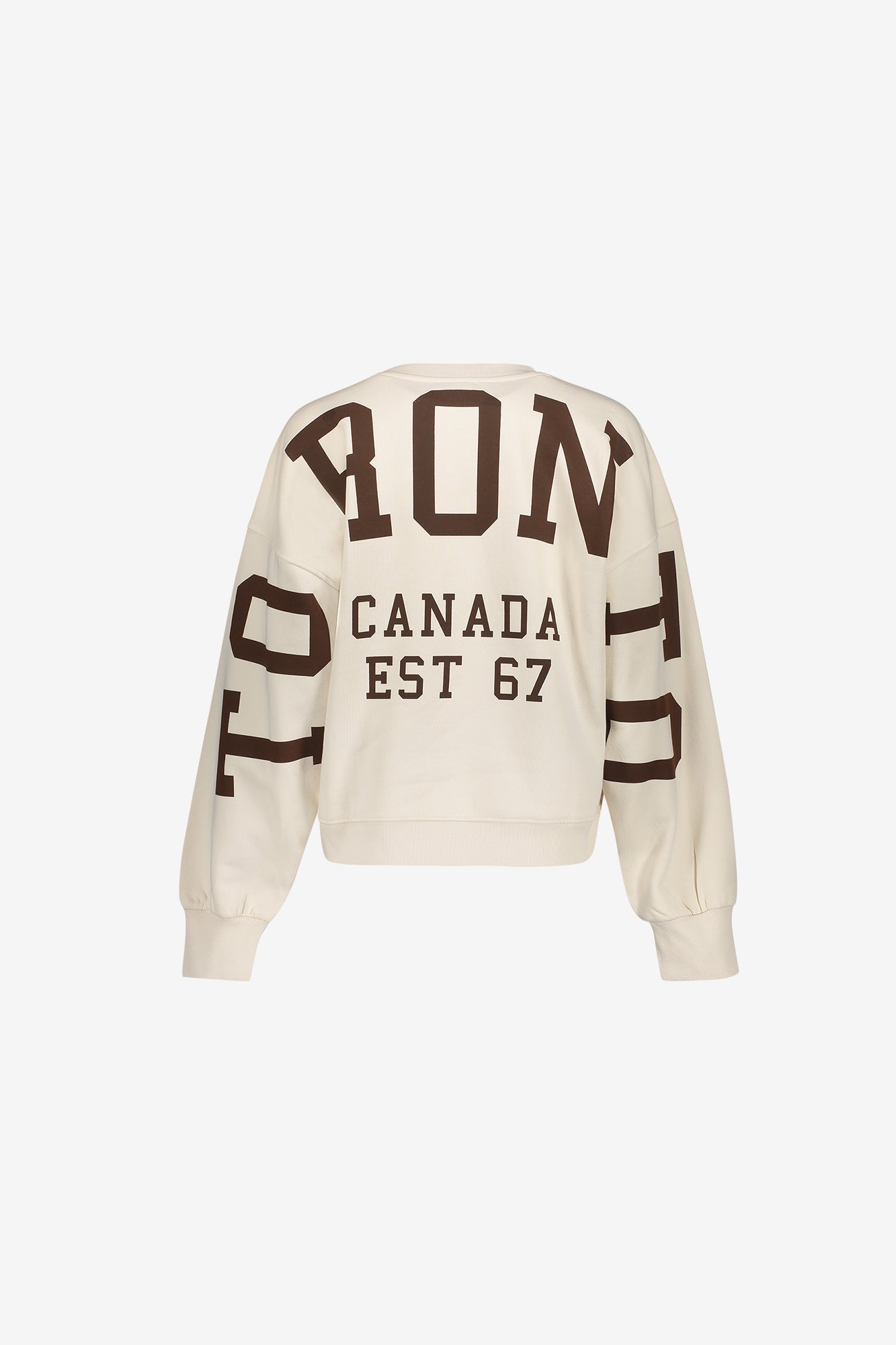 Geisha Sweatshirt mit Toronto-Rückenprint und sportlicher Ausstrahlung